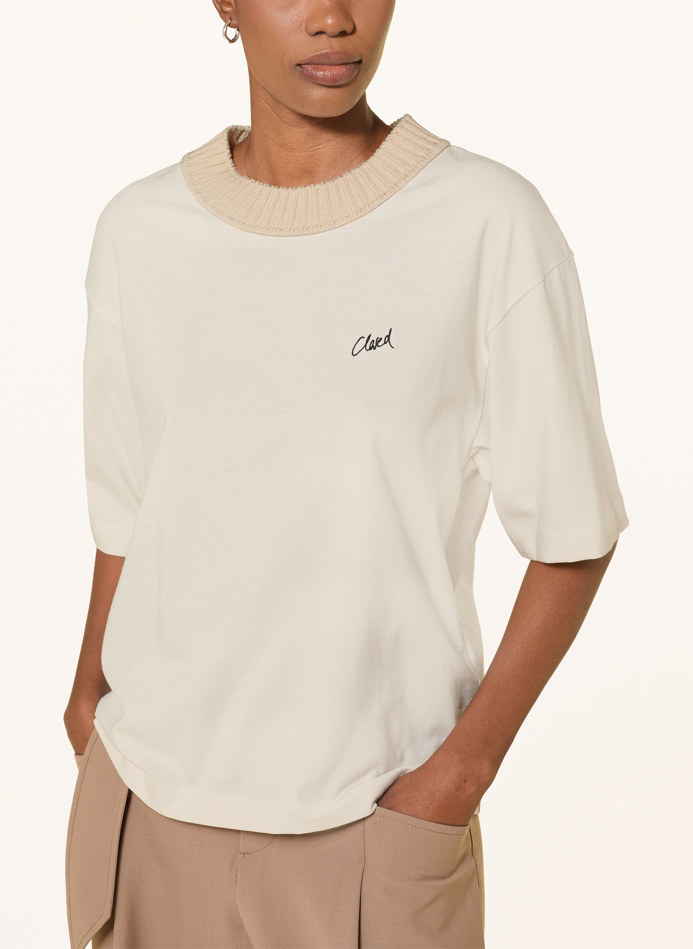 CLOSED T-shirt: ECRU
