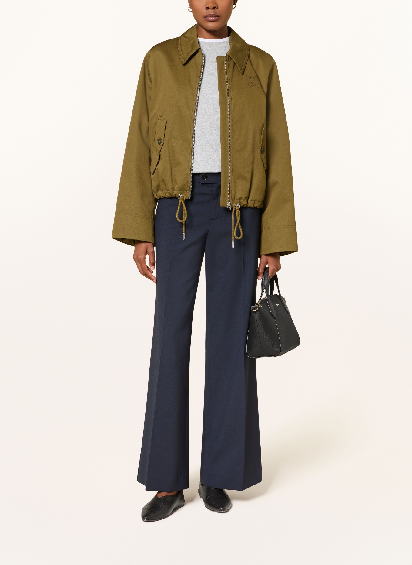 CLOSED Marlene-broek FLYE: DONKERBLAUW