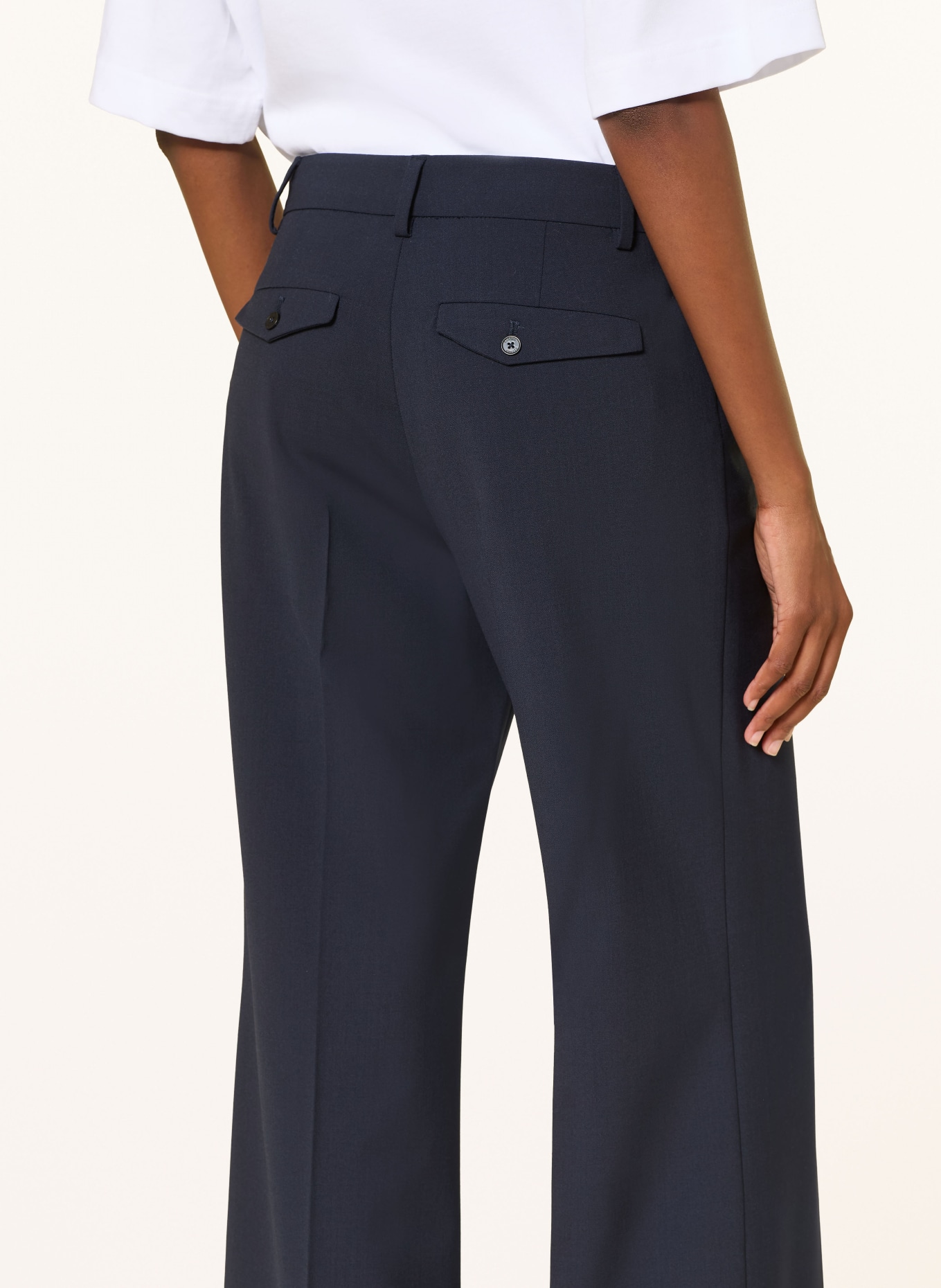CLOSED Marlene-broek FLYE: DONKERBLAUW