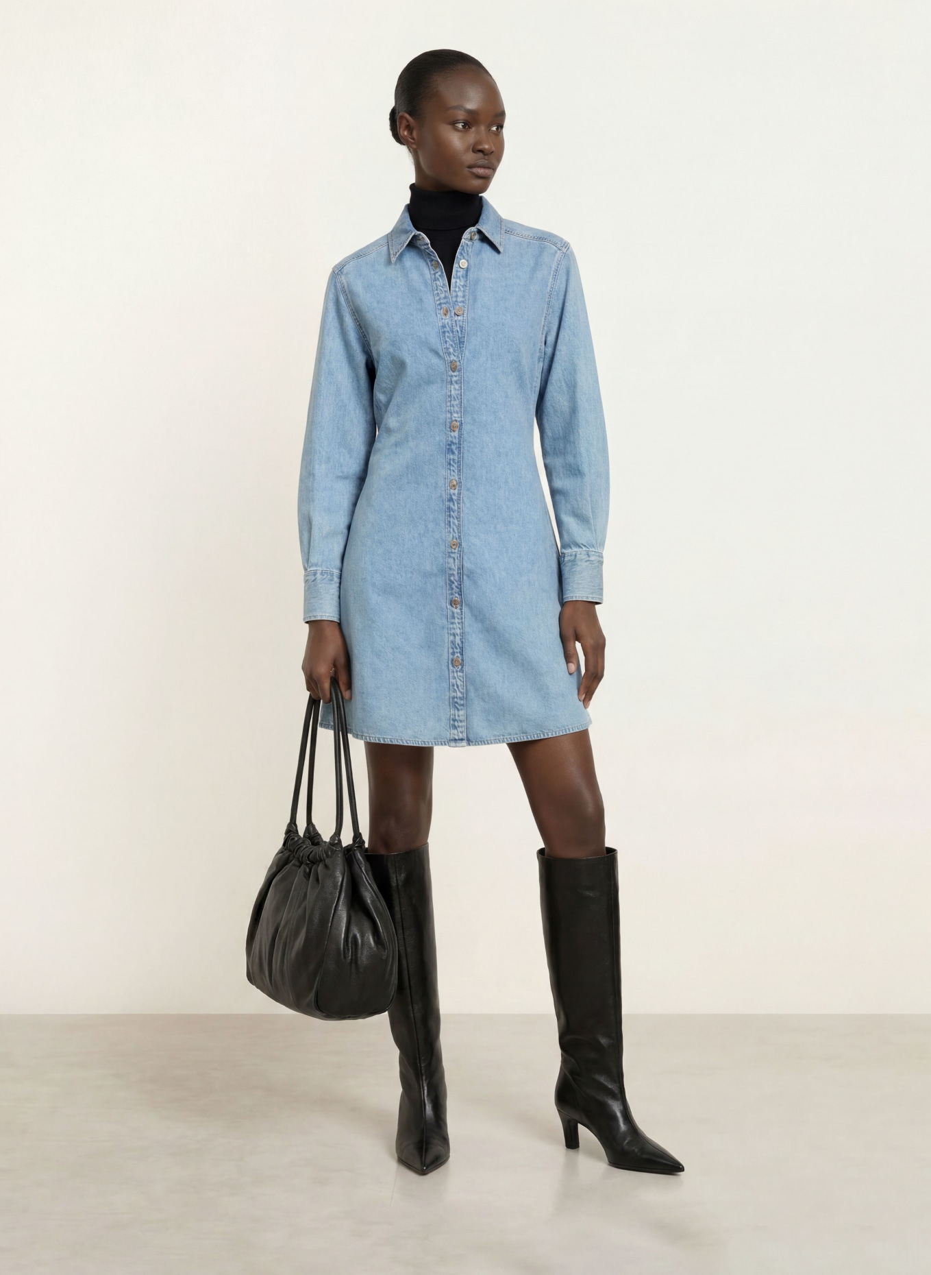 CLOSED Denim dress: LIGHT BLUE