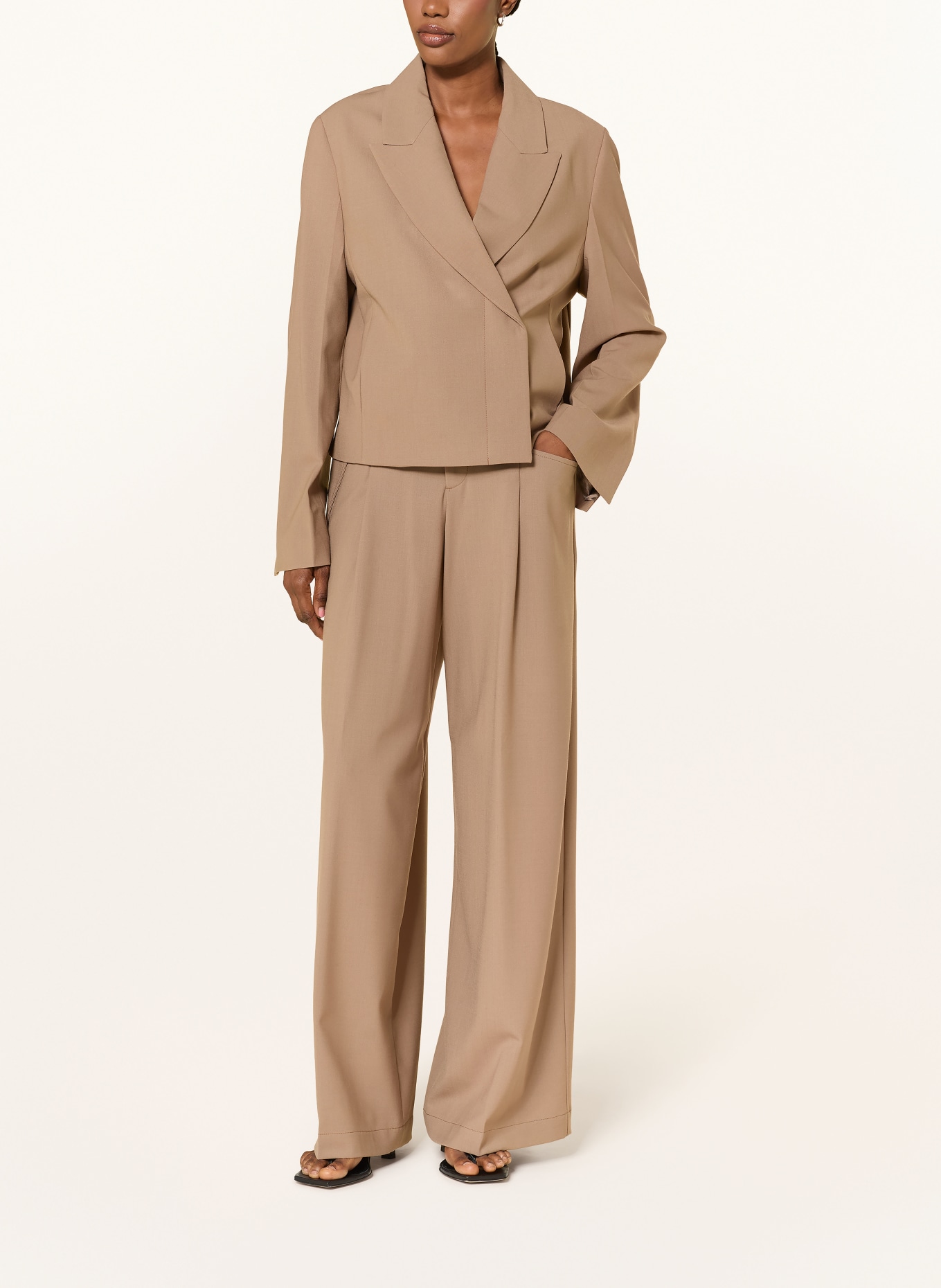 CLOSED Blazer: HELLBRAUN