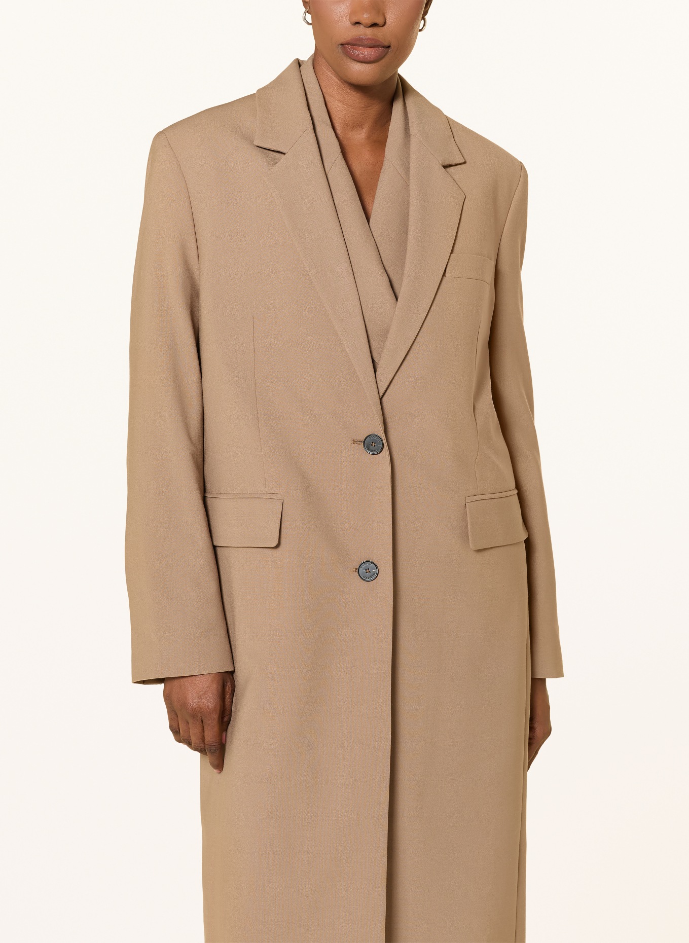 CLOSED Coat: LIGHT BROWN