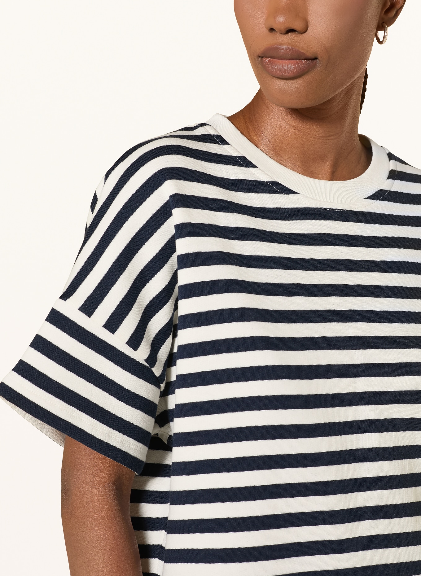 CLOSED Sweatshirt: DARK BLUE / ECRU