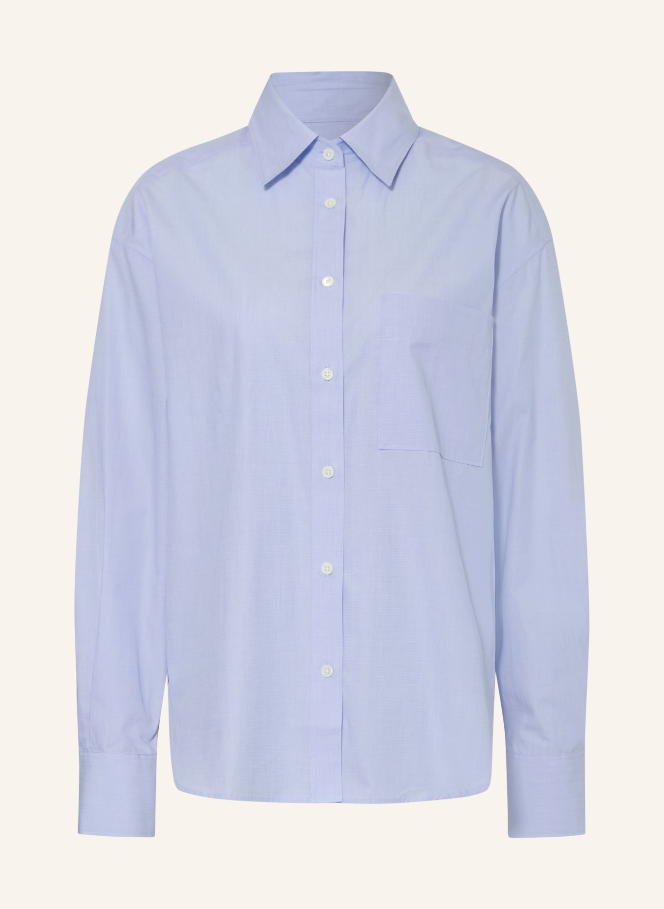 CLOSED Oversized Shirt blouse: LIGHT BLUE