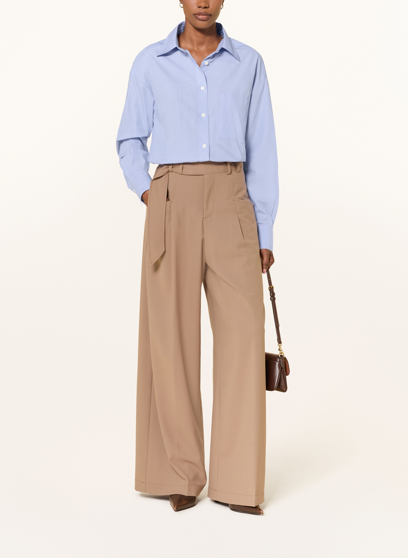 CLOSED Oversized Shirt blouse: LIGHT BLUE