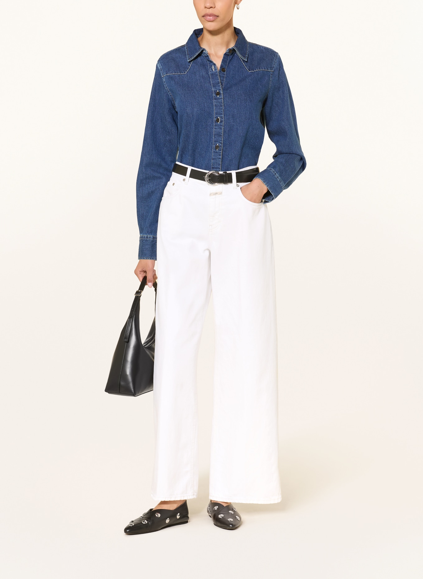 CLOSED Jean wide leg JAYLA: 218 IVORY