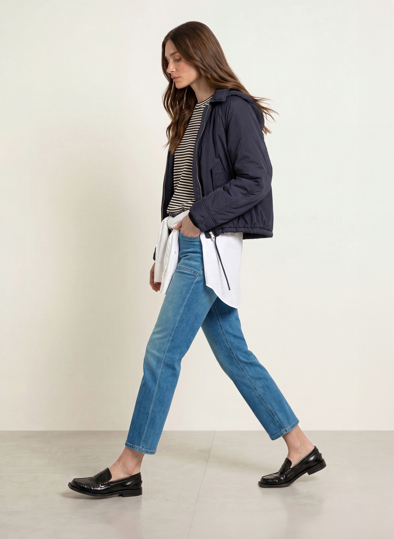CLOSED Cropped jeans MIRA: MBL MID BLUE