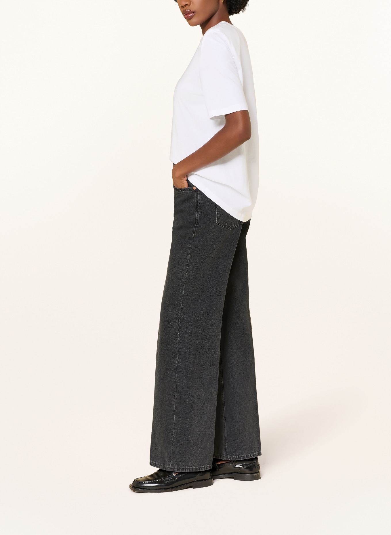 CLOSED Wide Leg Jeans GILLAN: DGY DARK GREY