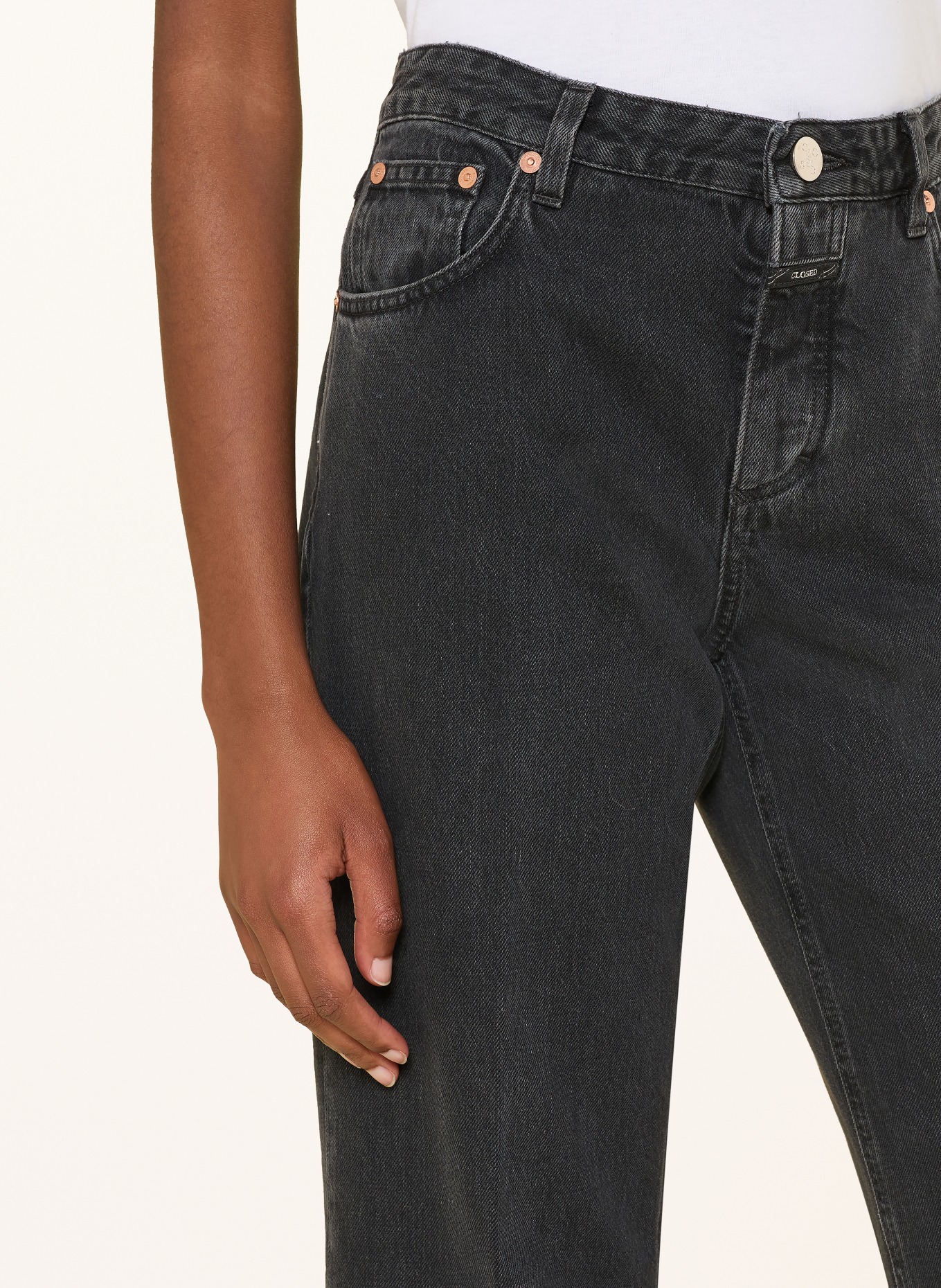 CLOSED Wide Leg Jeans GILLAN: DGY DARK GREY