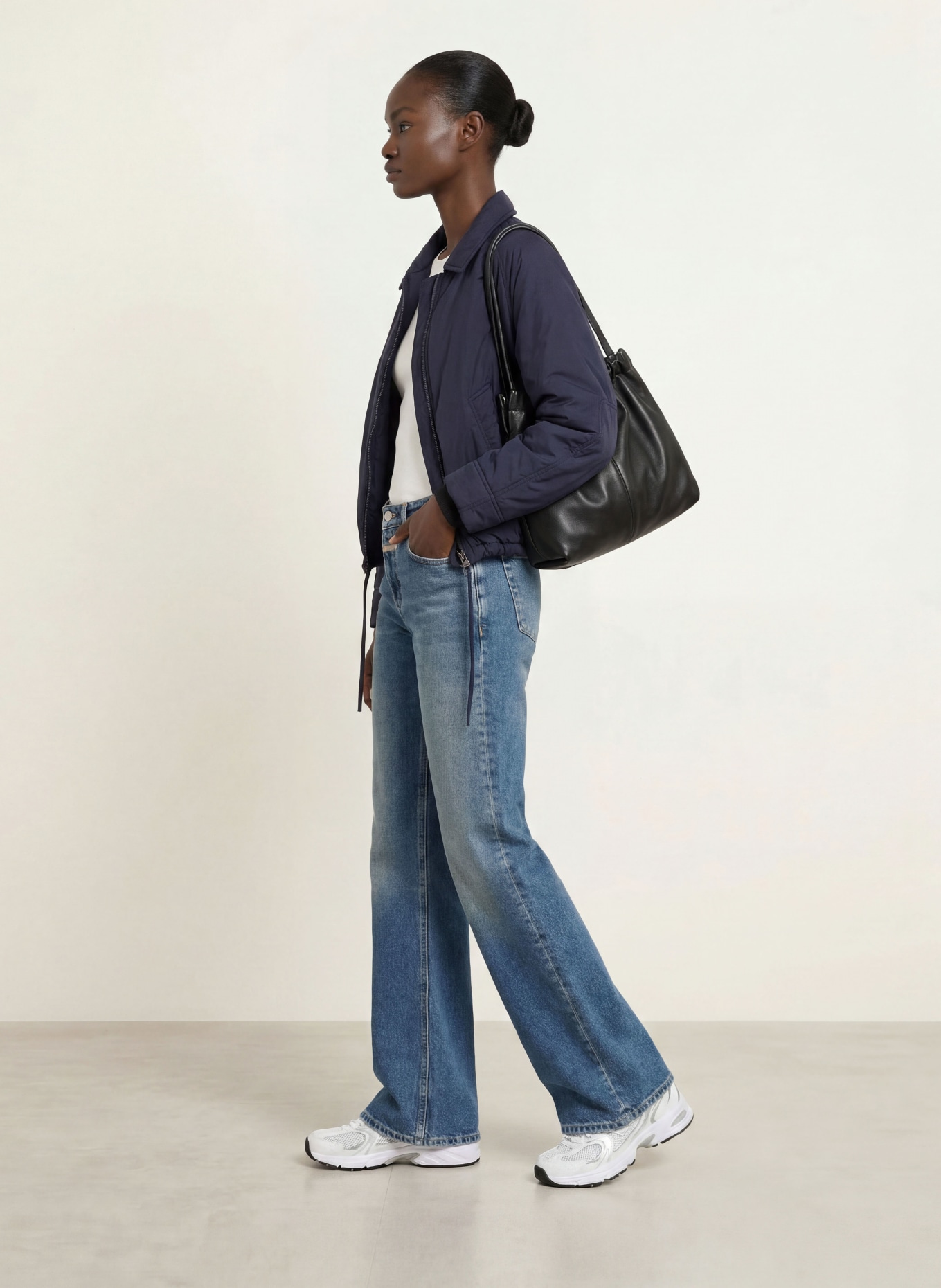 CLOSED Wide-Leg jeans GILLAN: MBL MID BLUE