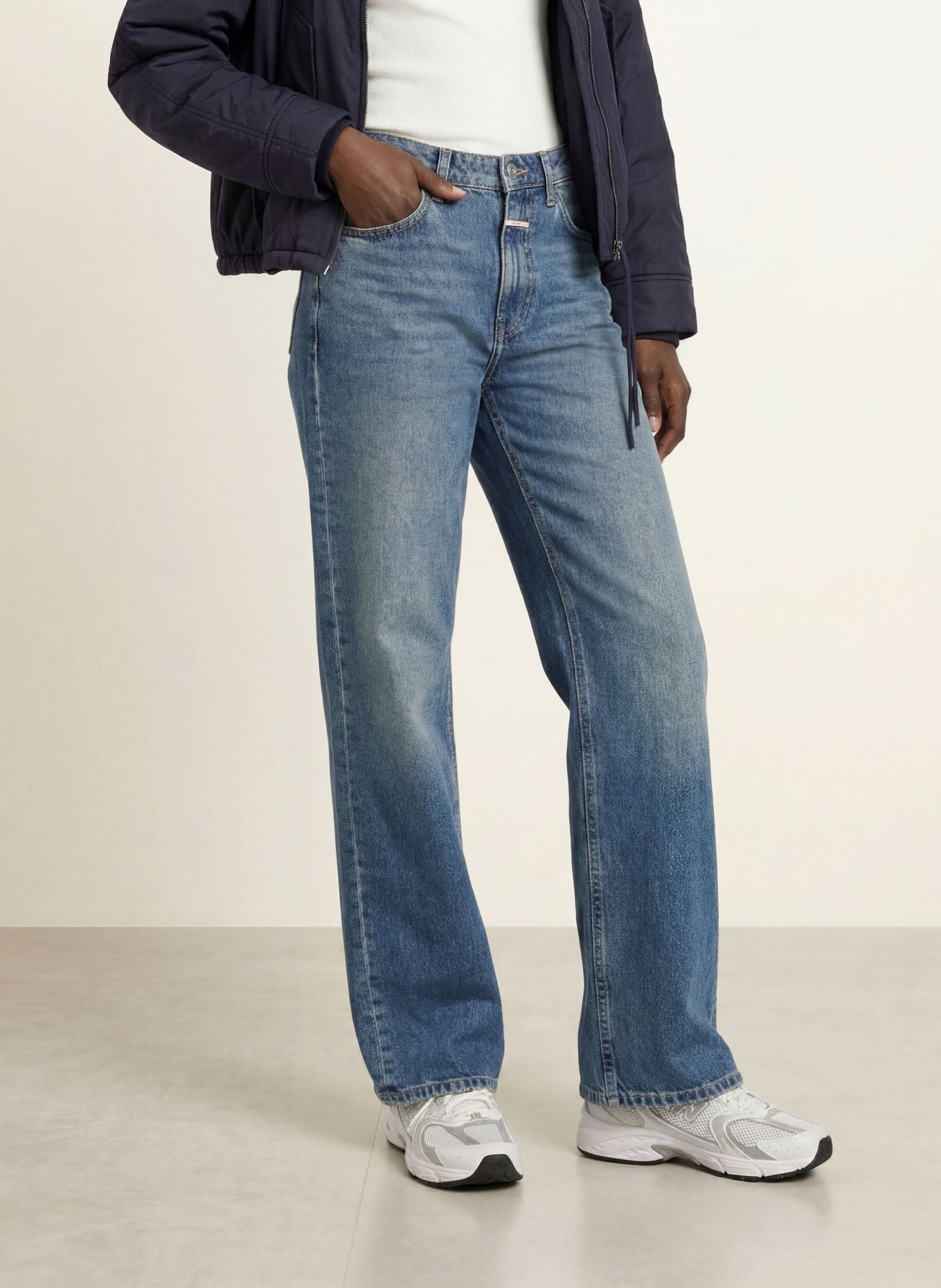 CLOSED Wide-Leg jeans GILLAN: MBL MID BLUE