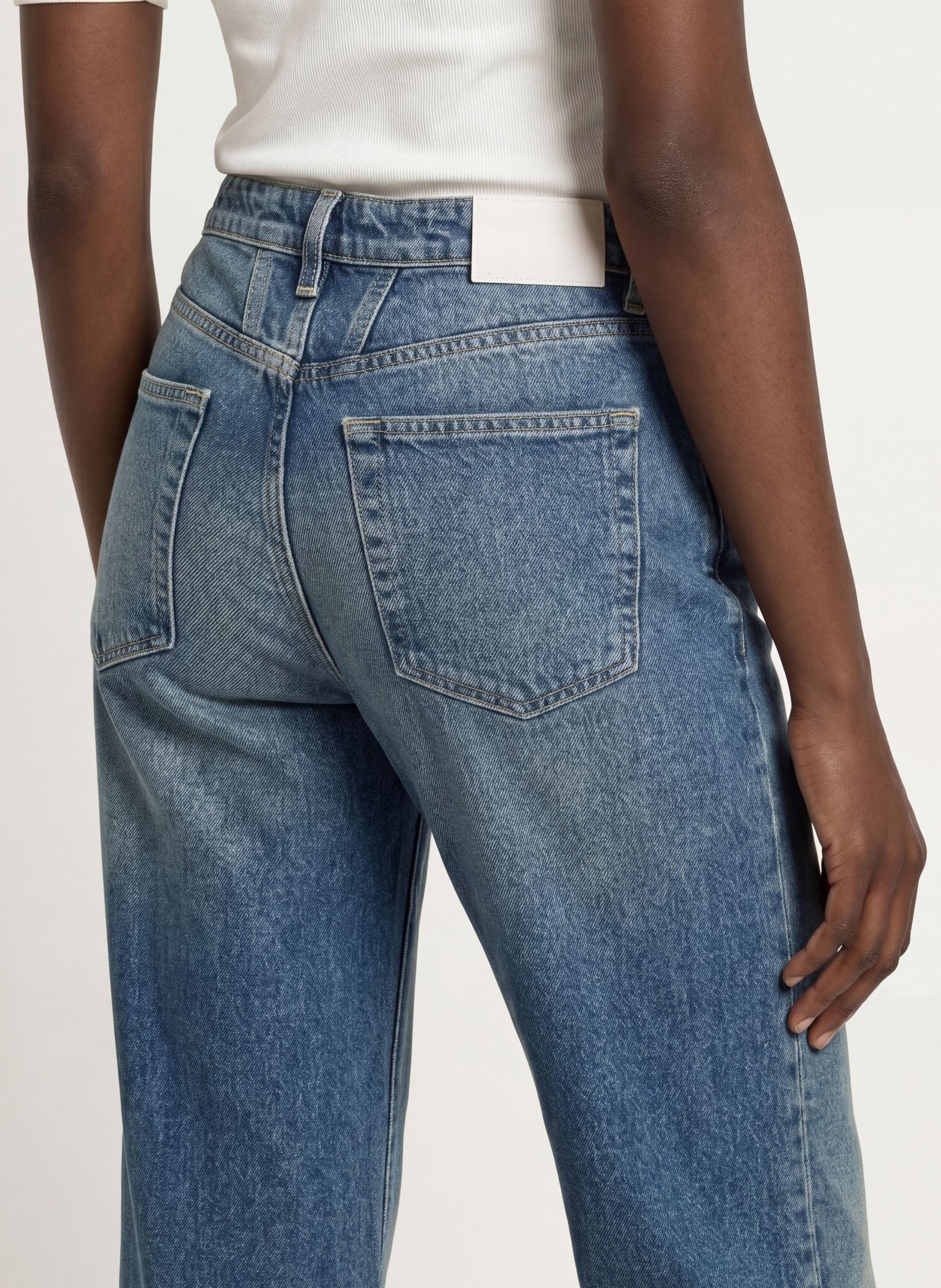 CLOSED Wide-Leg jeans GILLAN: MBL MID BLUE