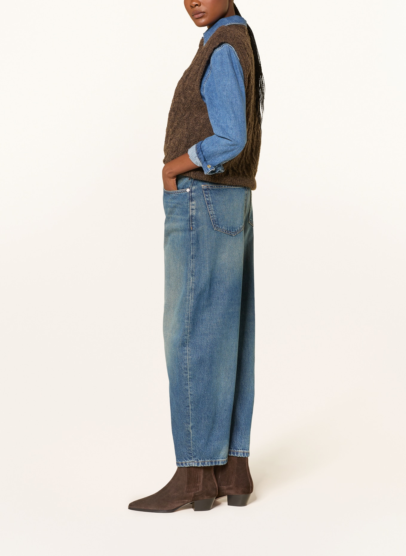 CLOSED Barrel Jeans JAZZIE: DBL DARK BLUE
