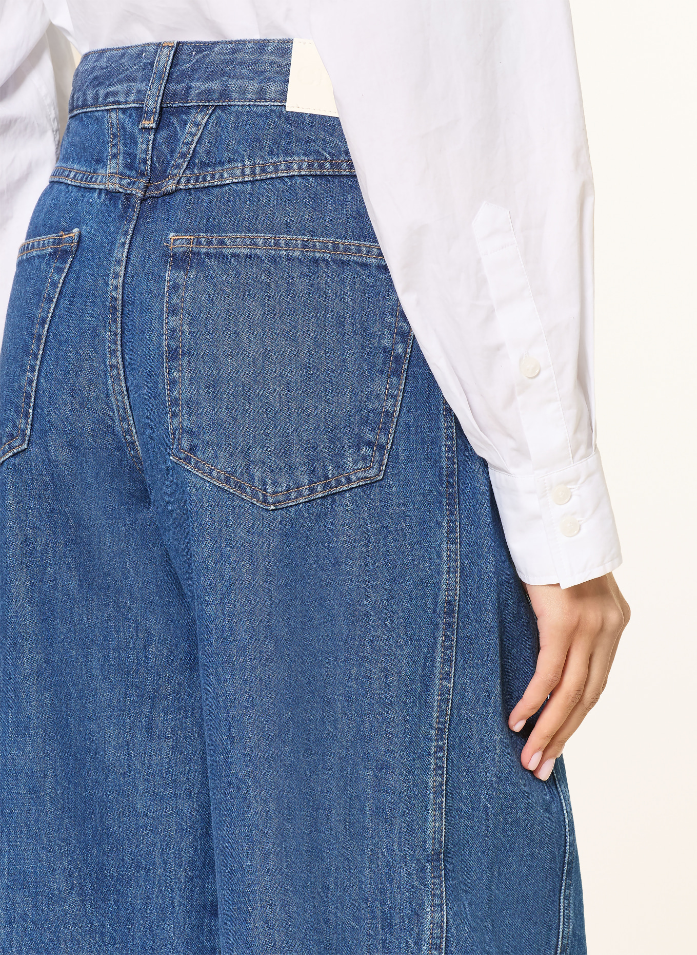 CLOSED Jean barrel TORI-X: DBL DARK BLUE