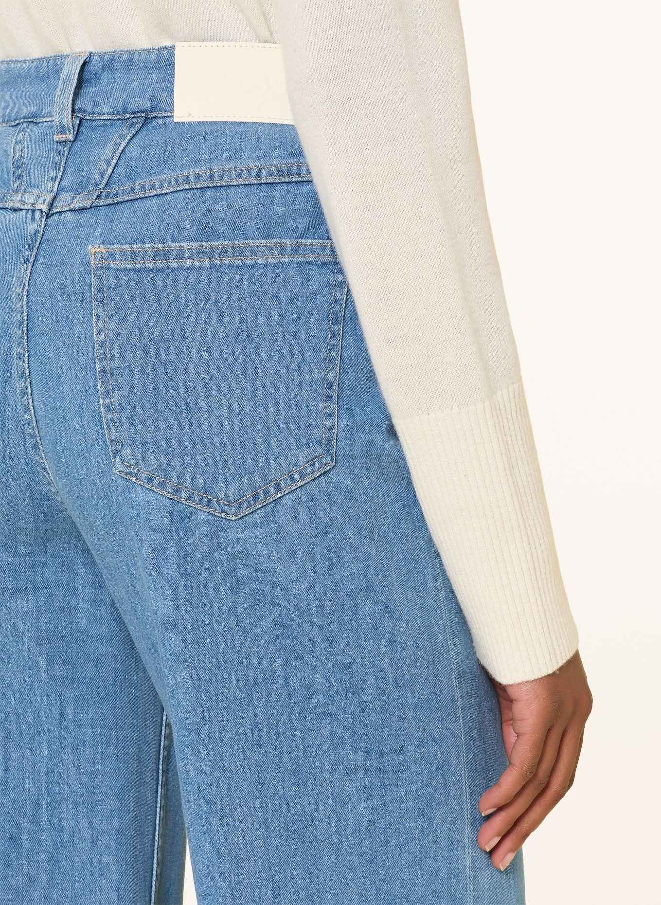 CLOSED Wide Leg Jeans GLOW UP: MBL MID BLUE
