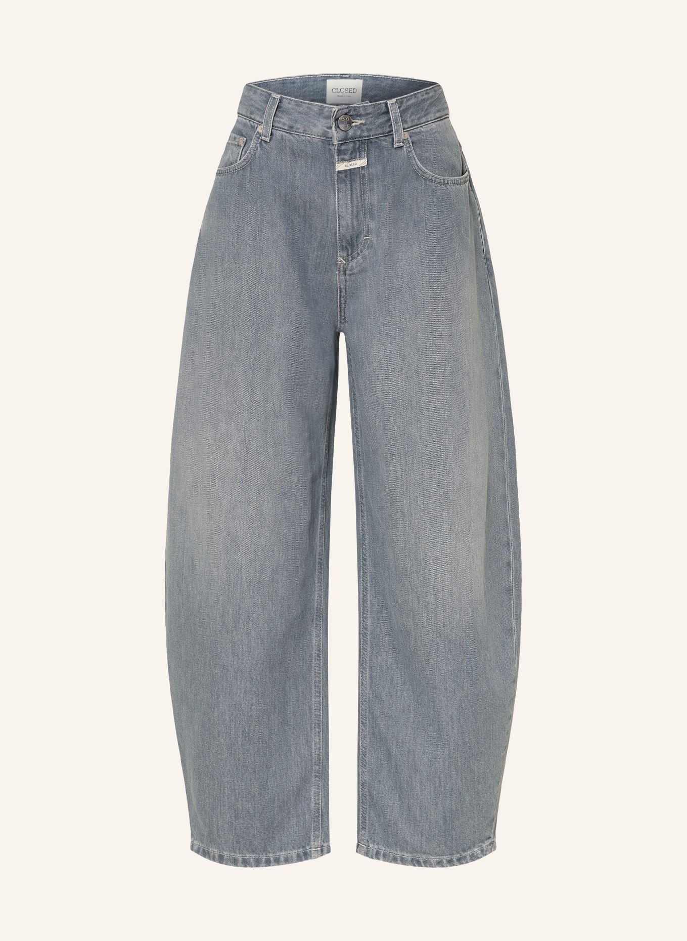 CLOSED Jean barrel JAZZIE: MGY MID GREY