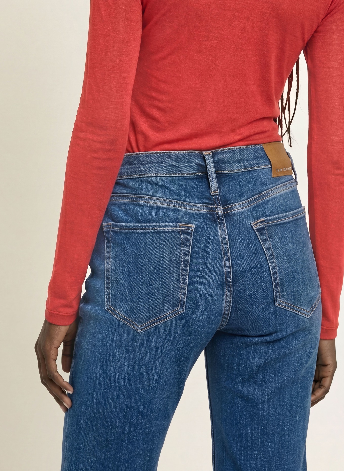 TRUE RELIGION Straight Jeans SHIRLEY: 4646 Light Blue