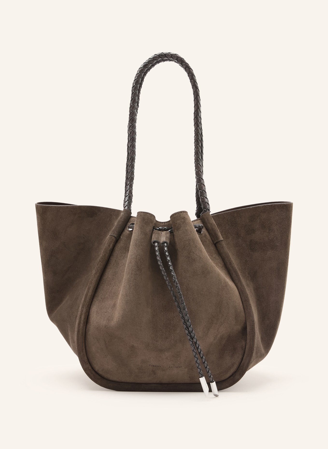 Proenza Schouler Shopperka z torebką typu pouch: SZAROBRĄZOWY