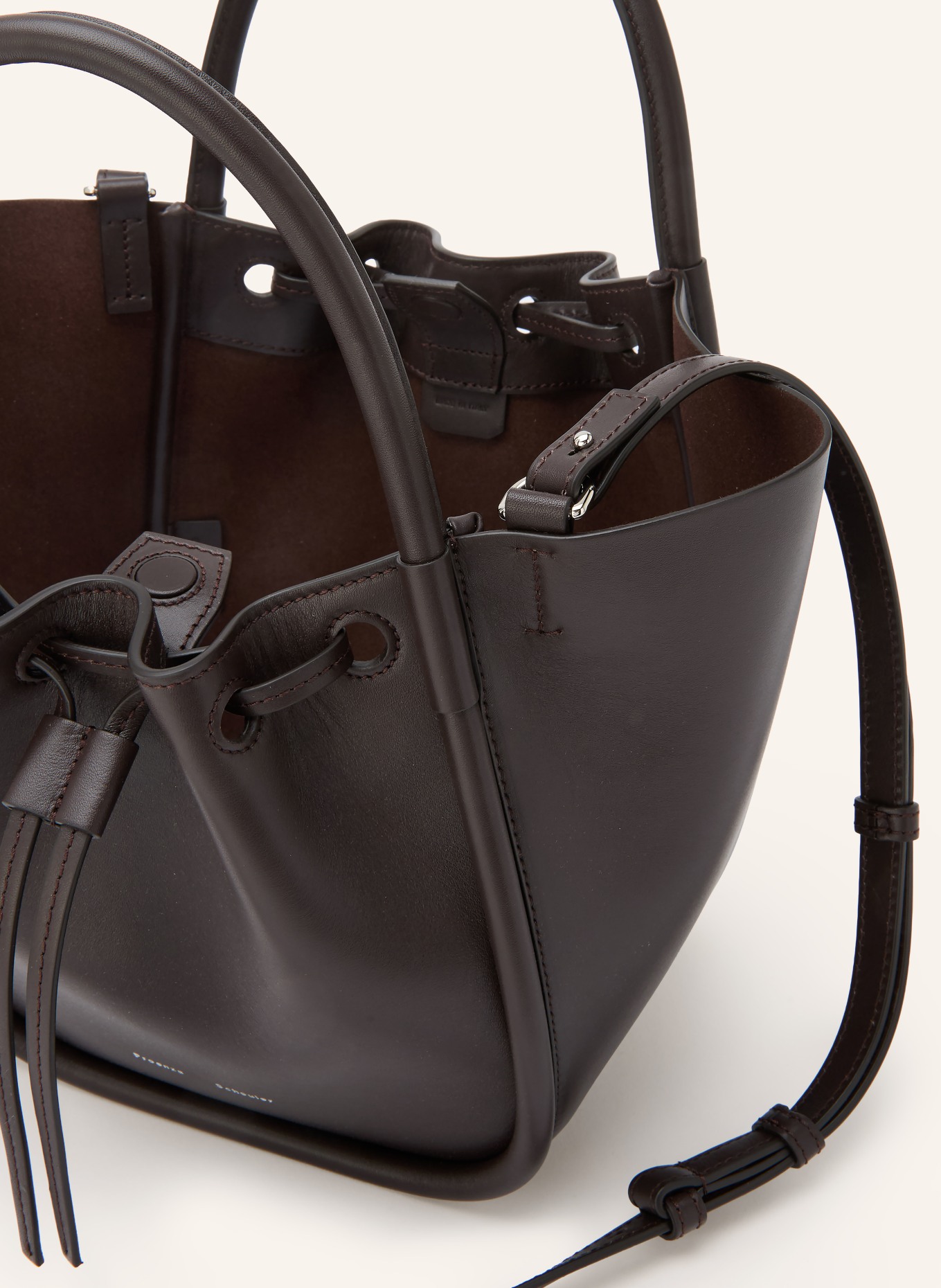 Proenza Schouler Listonoszka: CIEMNOBRĄZOWY / SREBRNY