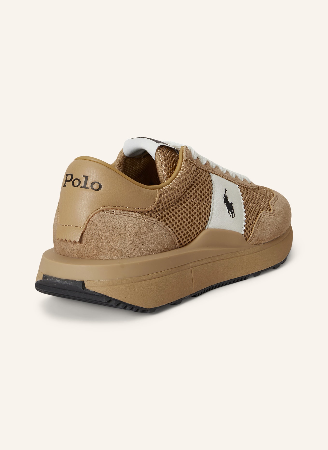 POLO RALPH LAUREN Sneaker: CAMEL / WEISS