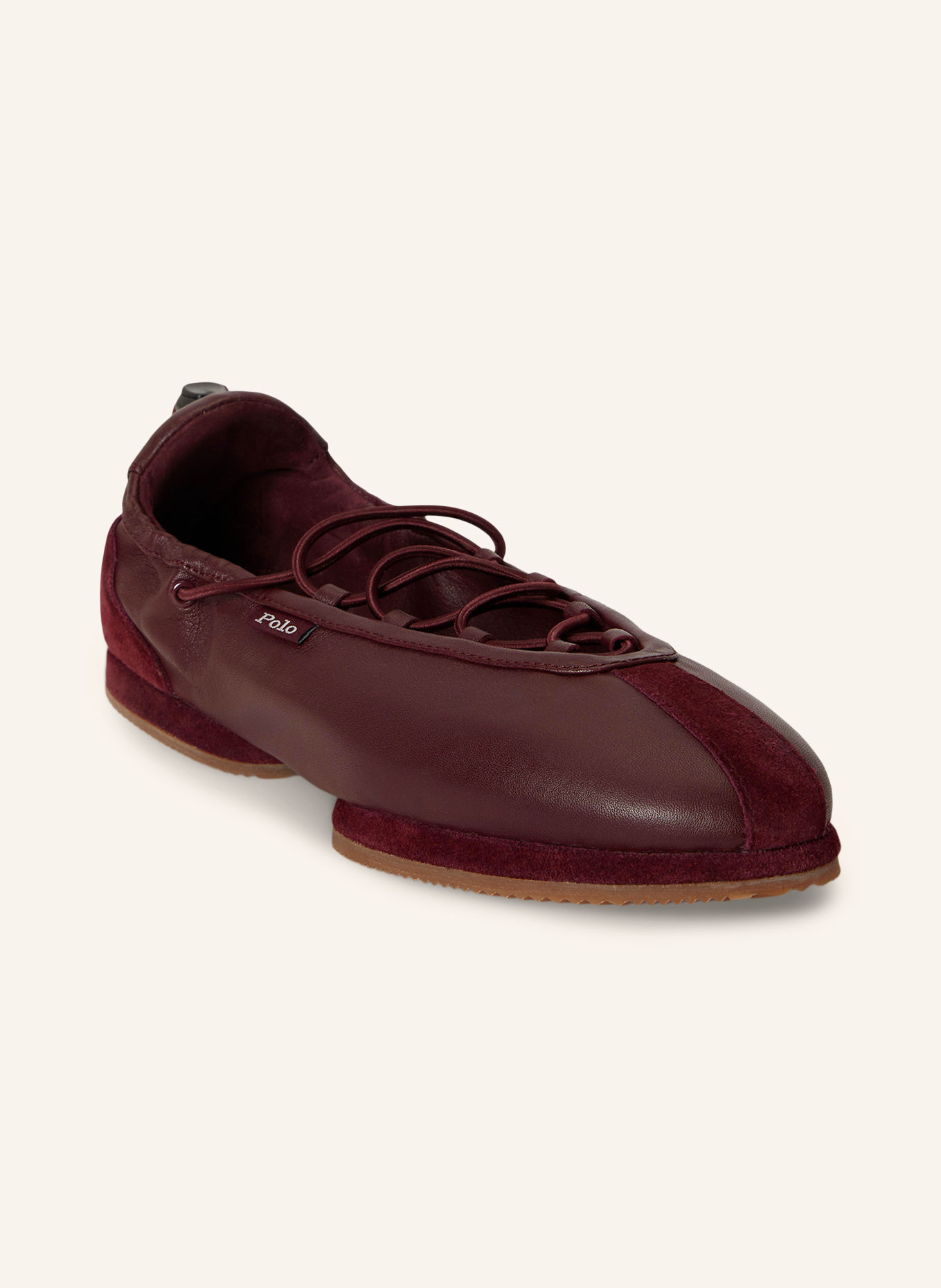 POLO RALPH LAUREN Ballerinas: DUNKELROT