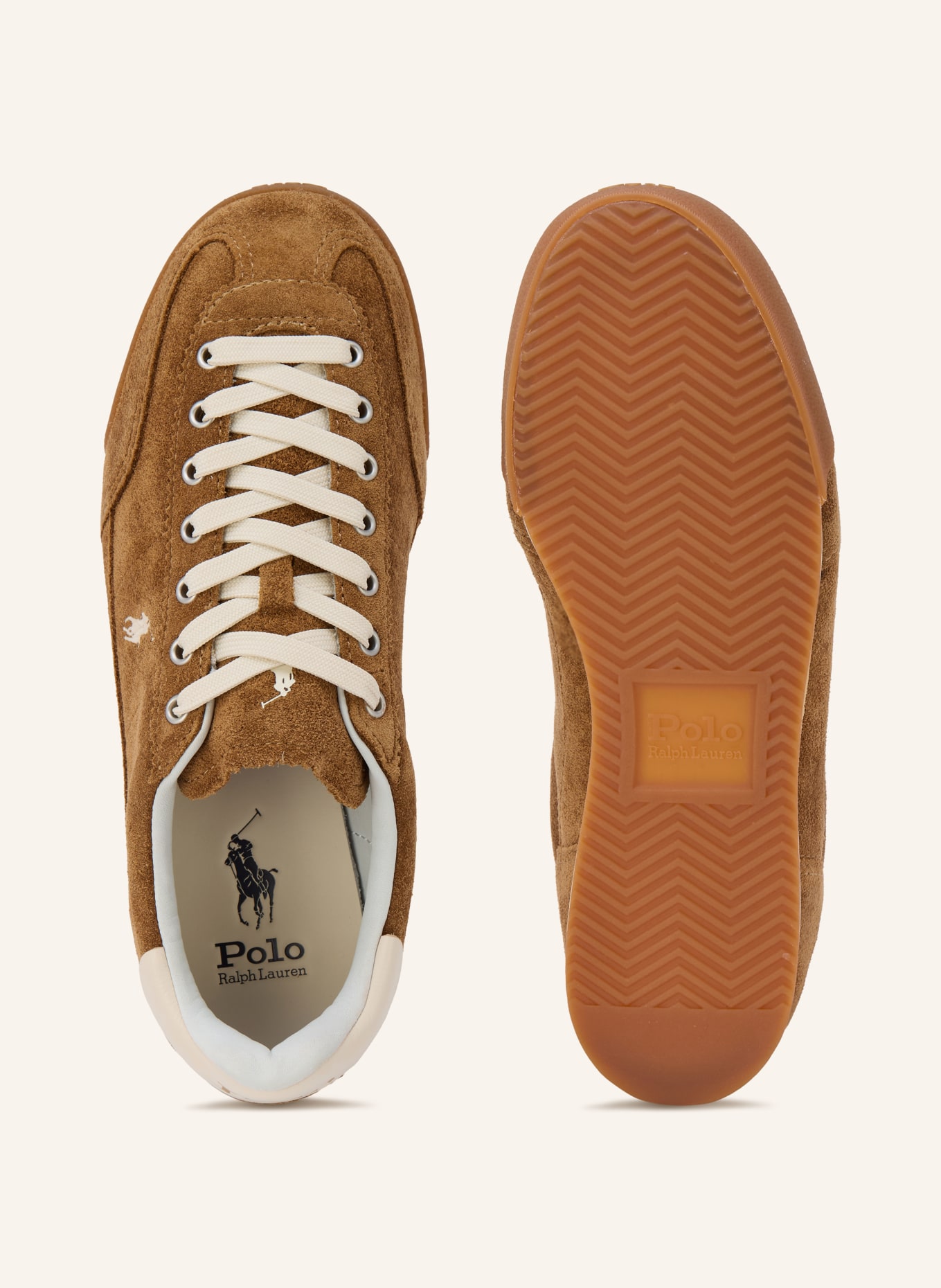 POLO RALPH LAUREN Sneakers HESTER: CAMEL / LICHTBRUIN