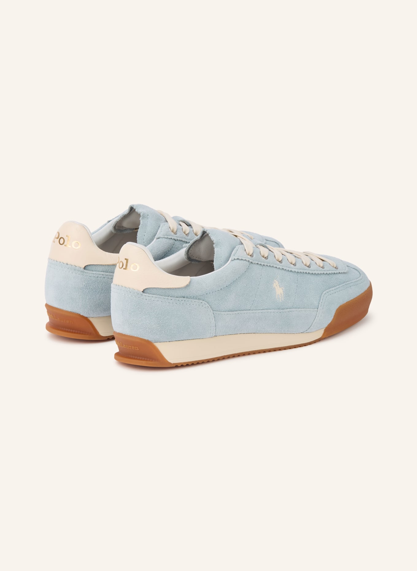 POLO RALPH LAUREN Sneakersy HESTER: TMAVĚ MODRÁ / KRÉMOVÁ