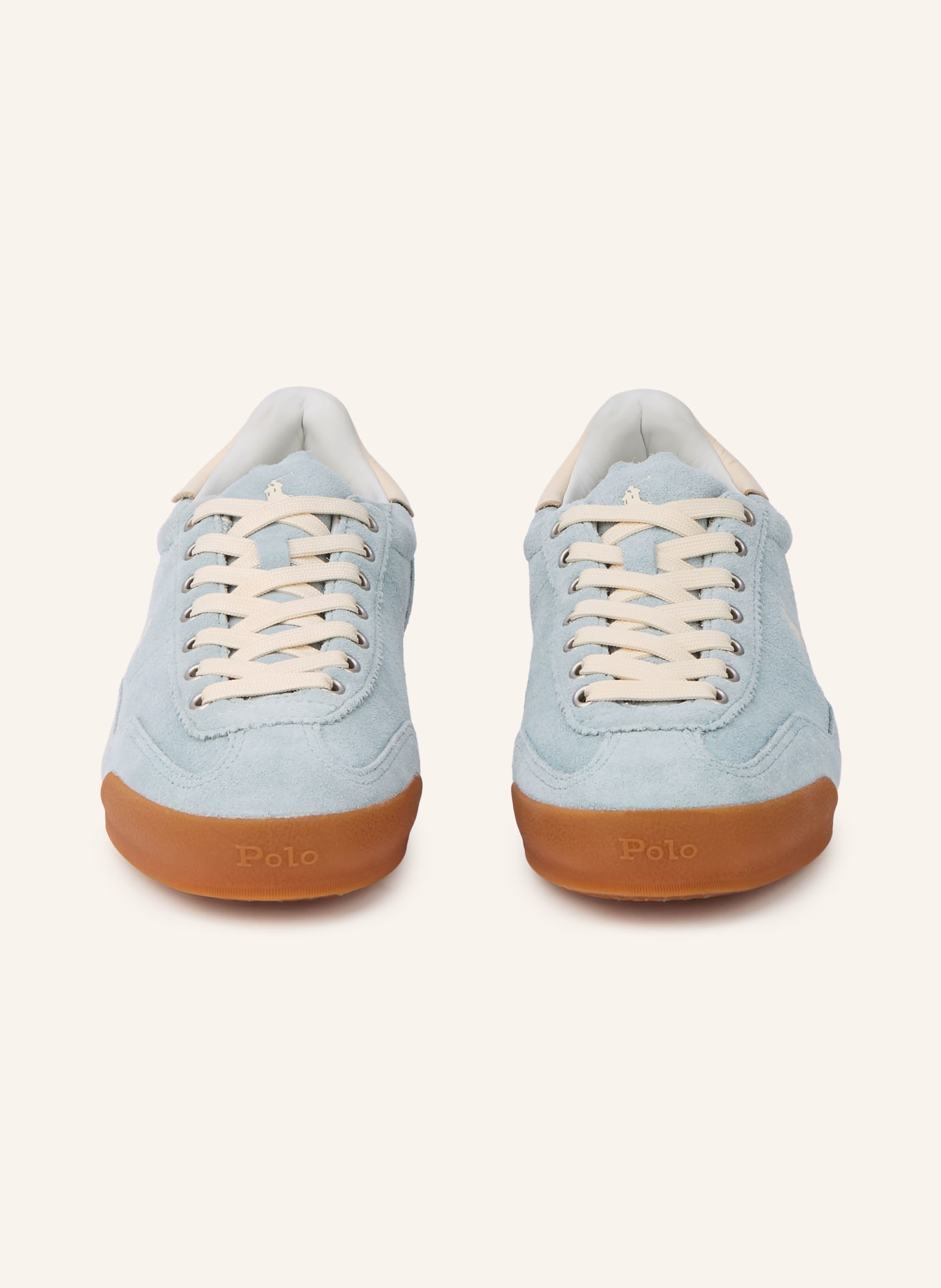 POLO RALPH LAUREN Sneakersy HESTER: TMAVĚ MODRÁ / KRÉMOVÁ