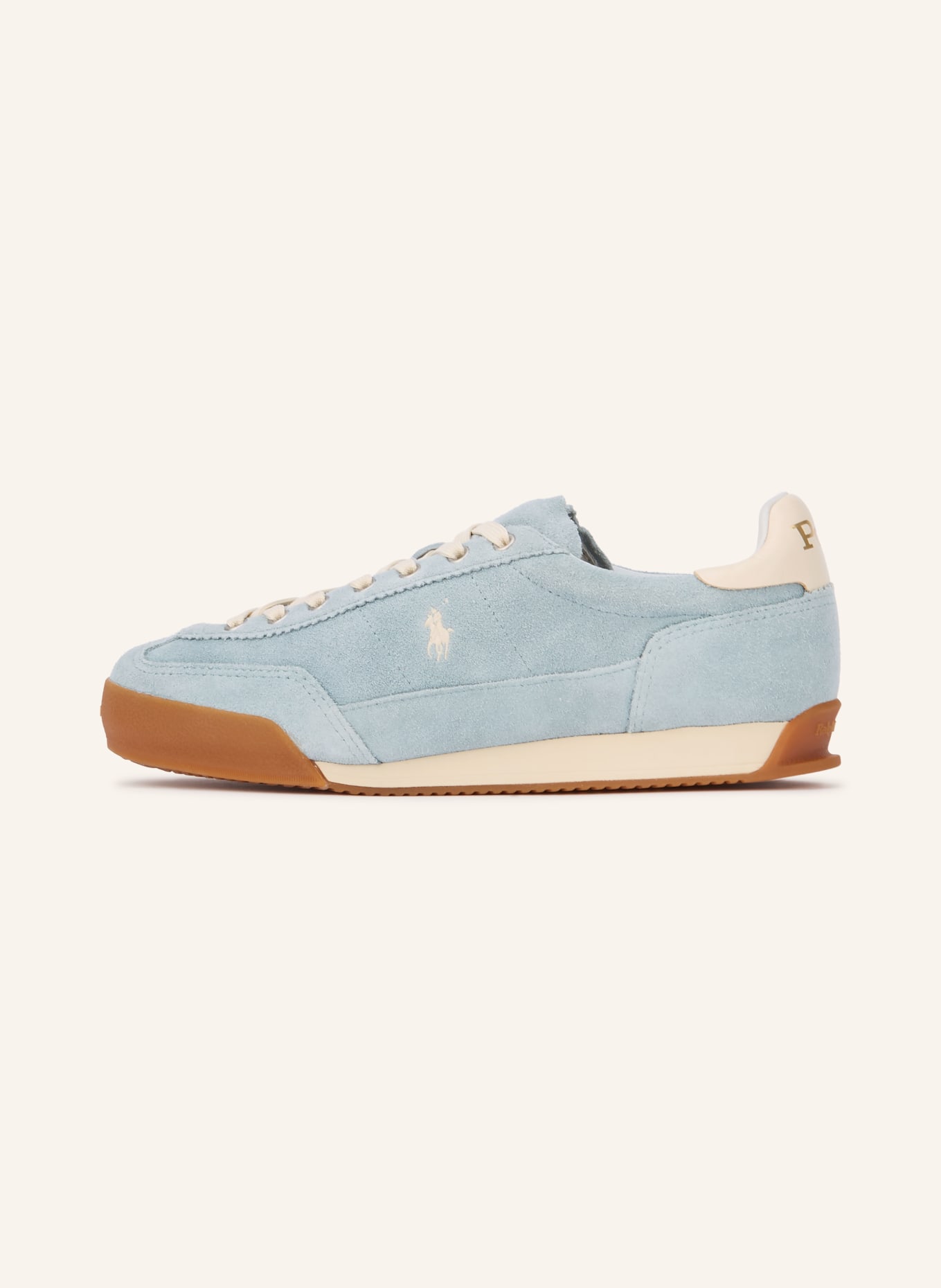 POLO RALPH LAUREN Sneakersy HESTER: TMAVĚ MODRÁ / KRÉMOVÁ