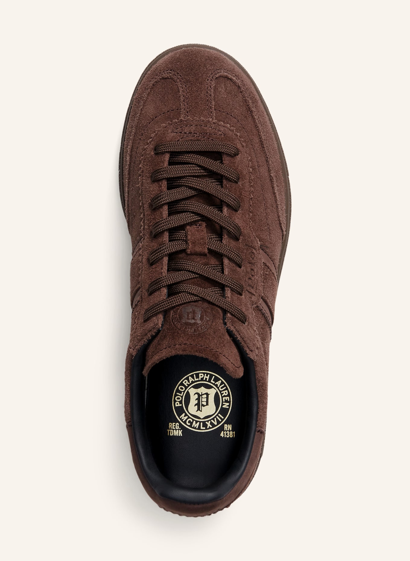 POLO RALPH LAUREN Sneakers: DARK BROWN