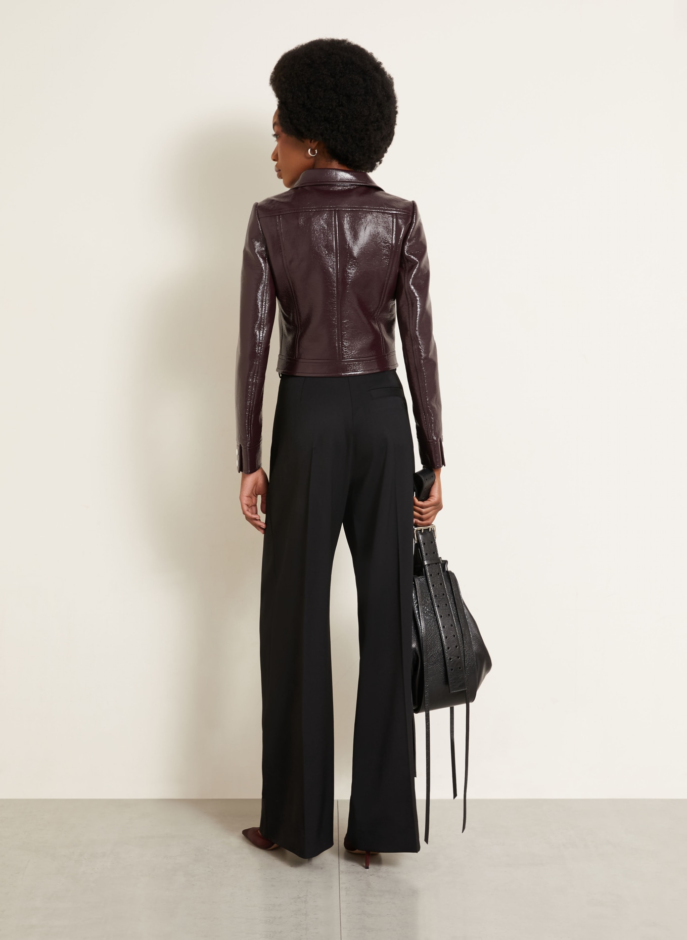 Courrèges Marlene-broek: ZWART