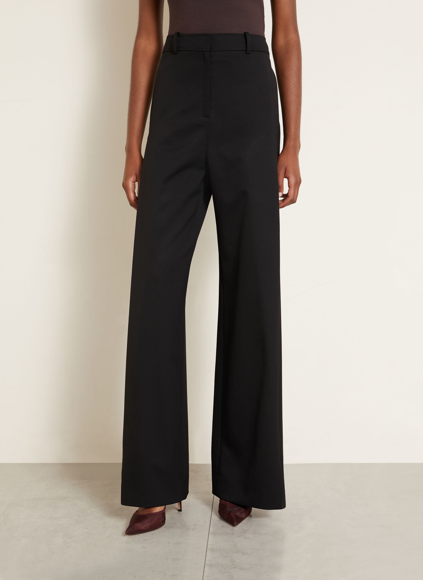 Courrèges Marlene-broek: ZWART
