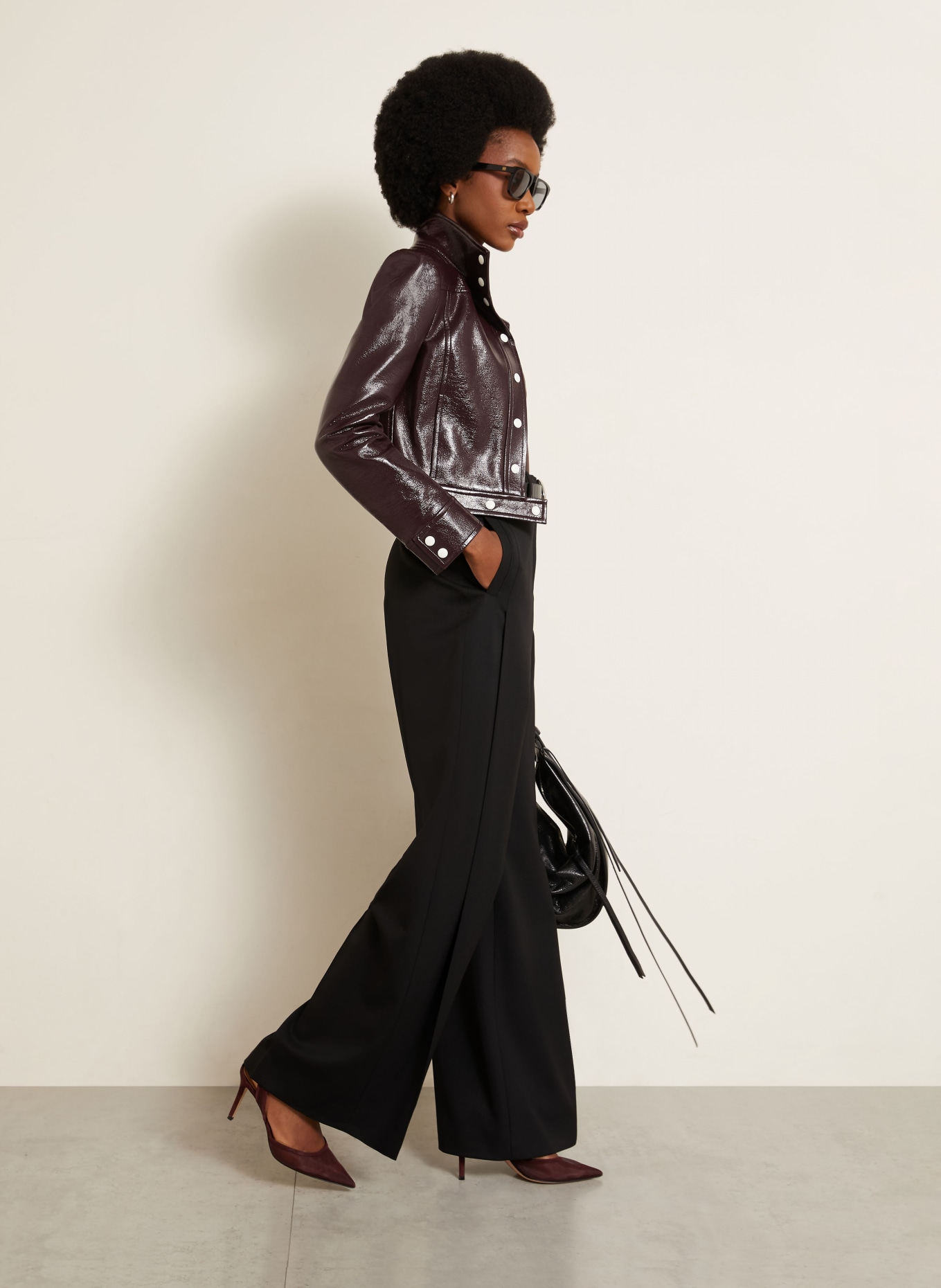 Courrèges Marlene-broek: ZWART