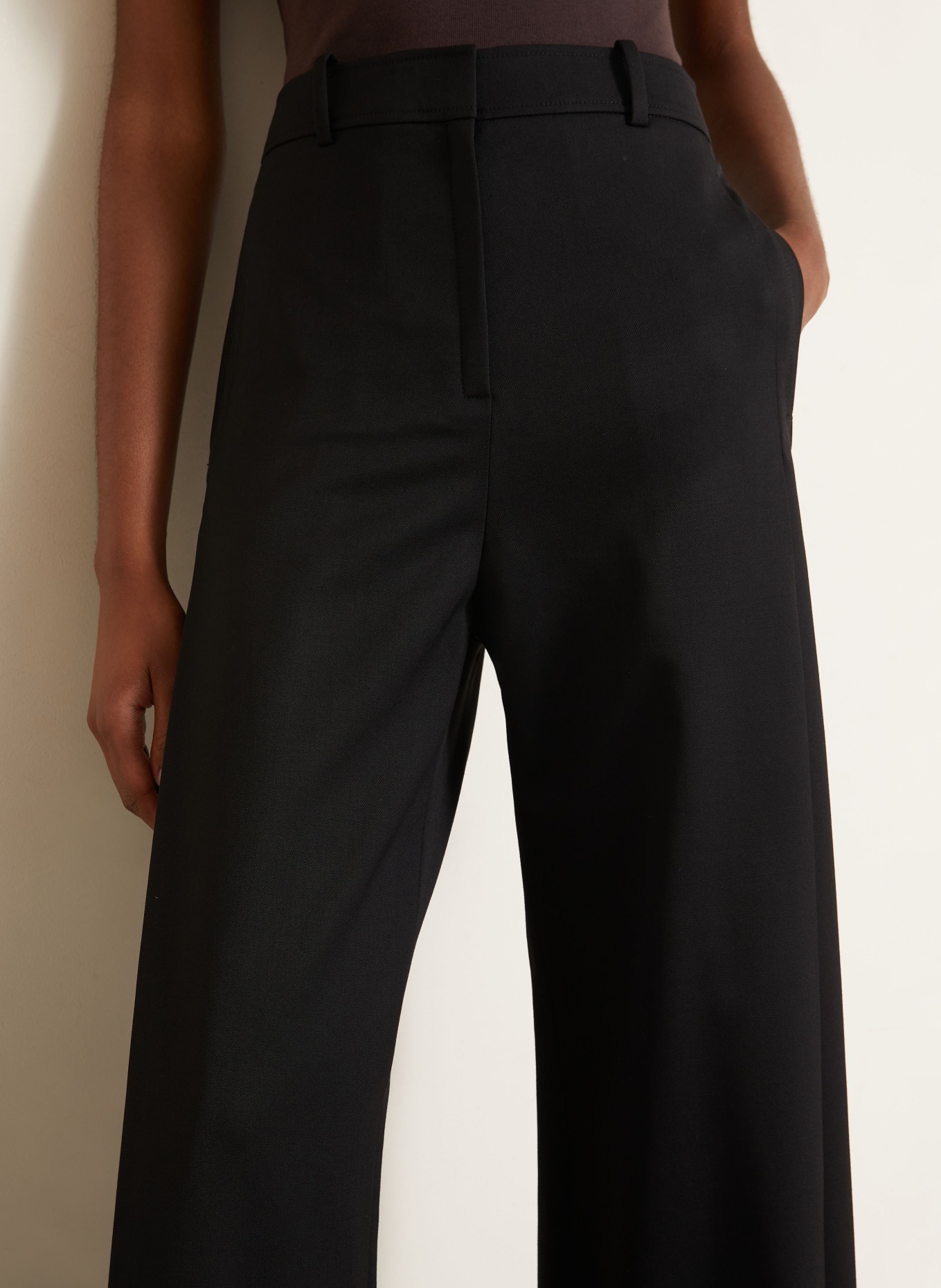 Courrèges Marlene-broek: ZWART