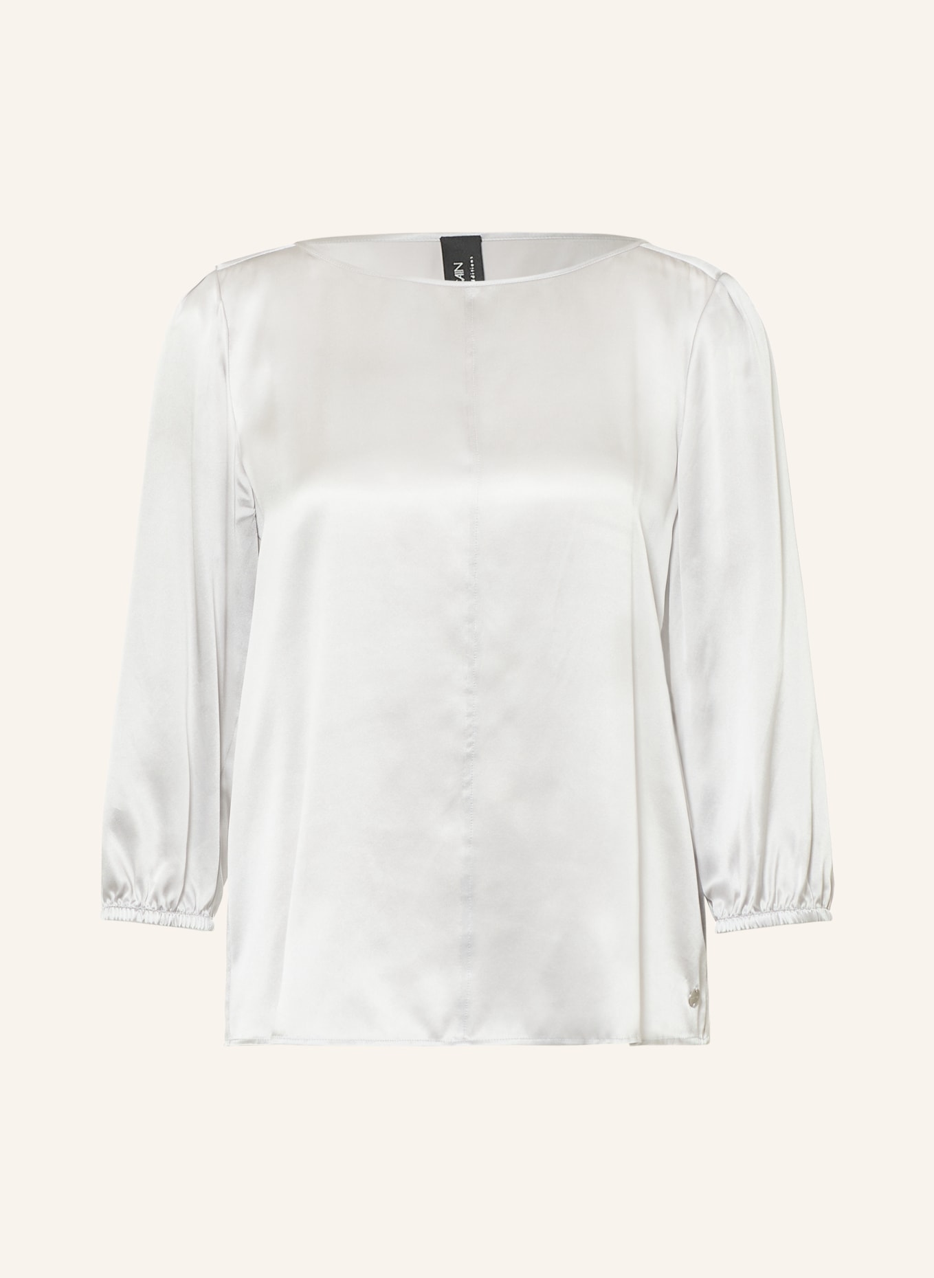 MARC CAIN Blusenshirt aus Seide mit 3/4-Arm: 812 vapor blue