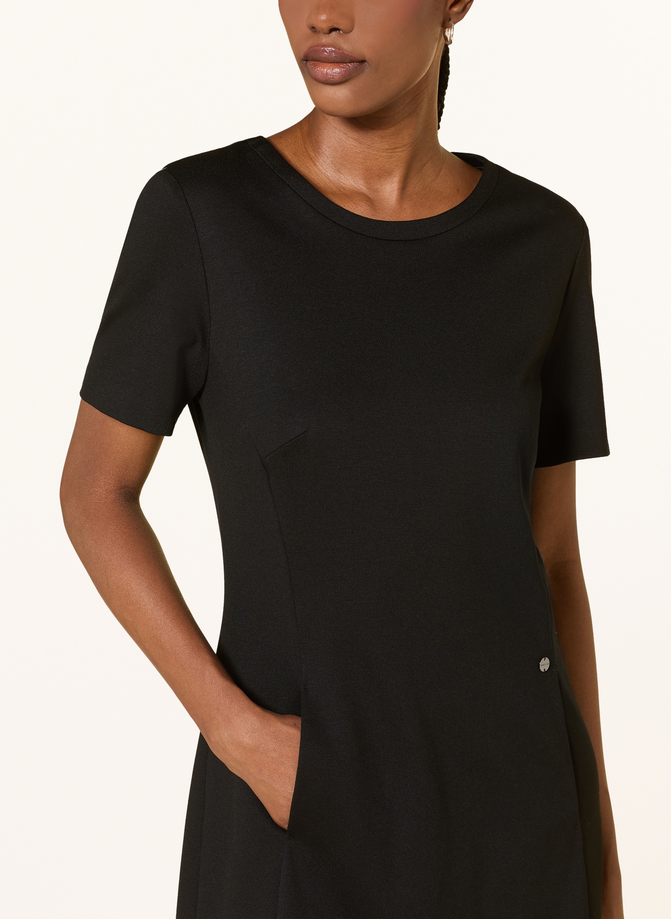 MARC CAIN Etuikleid aus Jersey: 900 black new