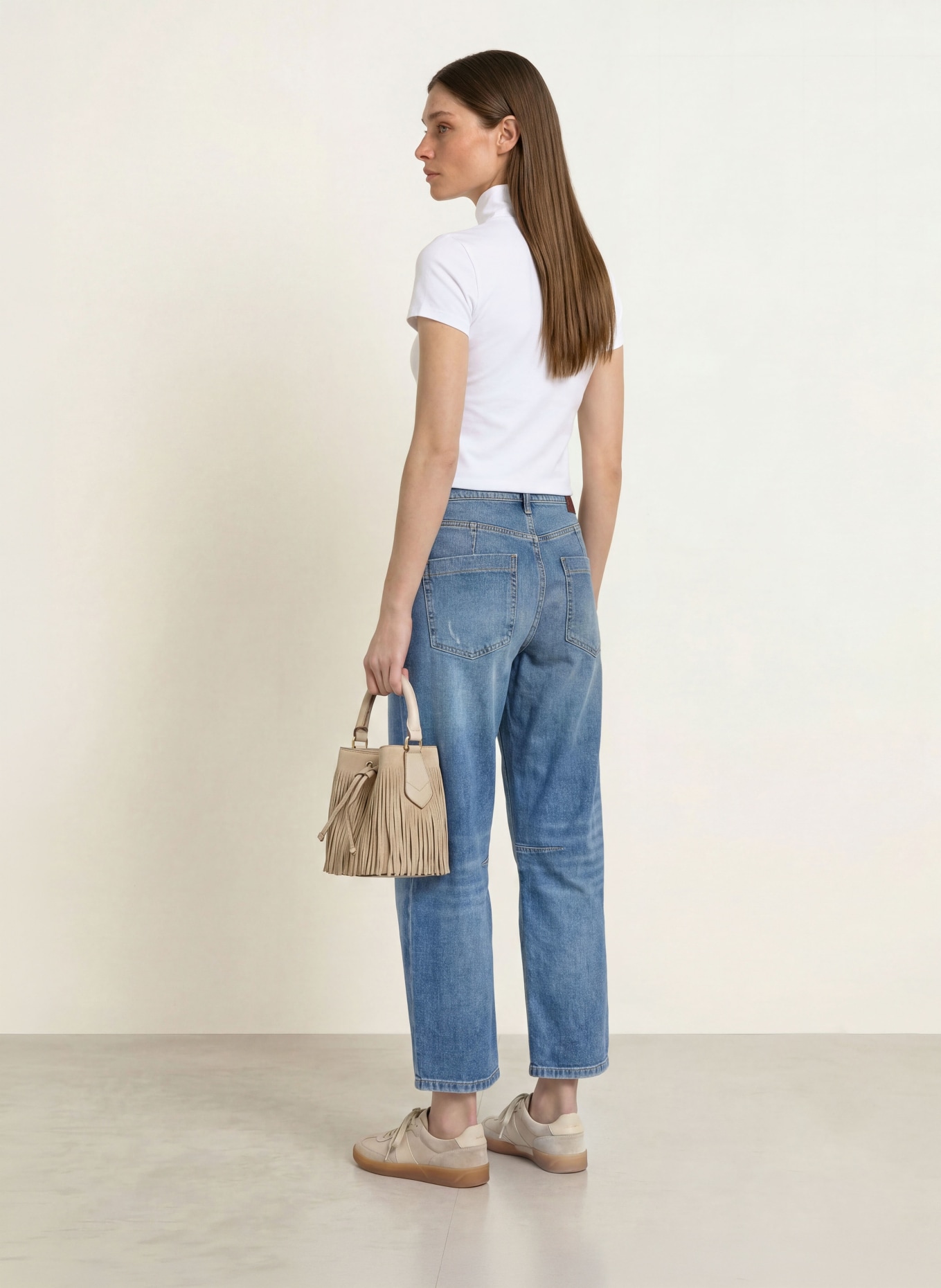 MARC CAIN T-Shirt: 100 WHITE