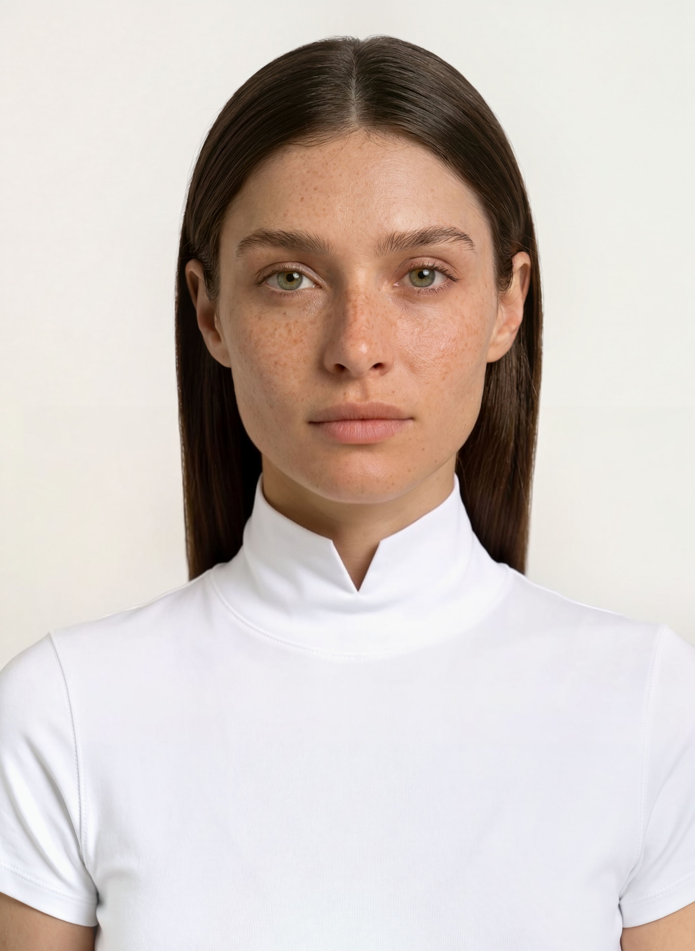 MARC CAIN T-Shirt: 100 WHITE