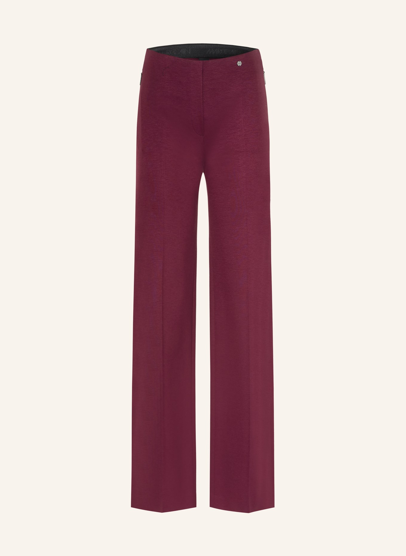 MARC CAIN WINDER jersey marl pants: 296 winetasting