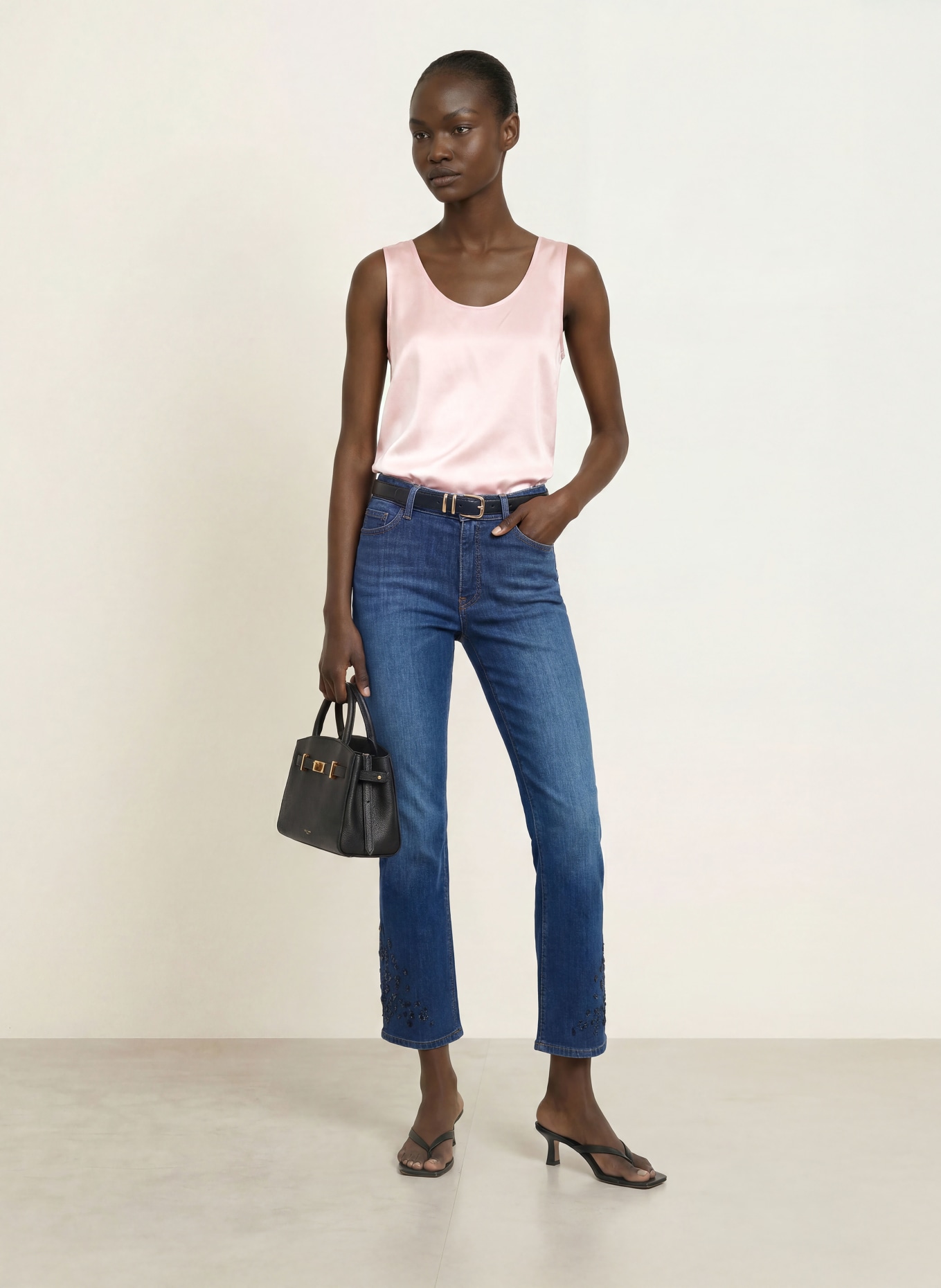 MARC CAIN Seidentop: 208 chalk pink