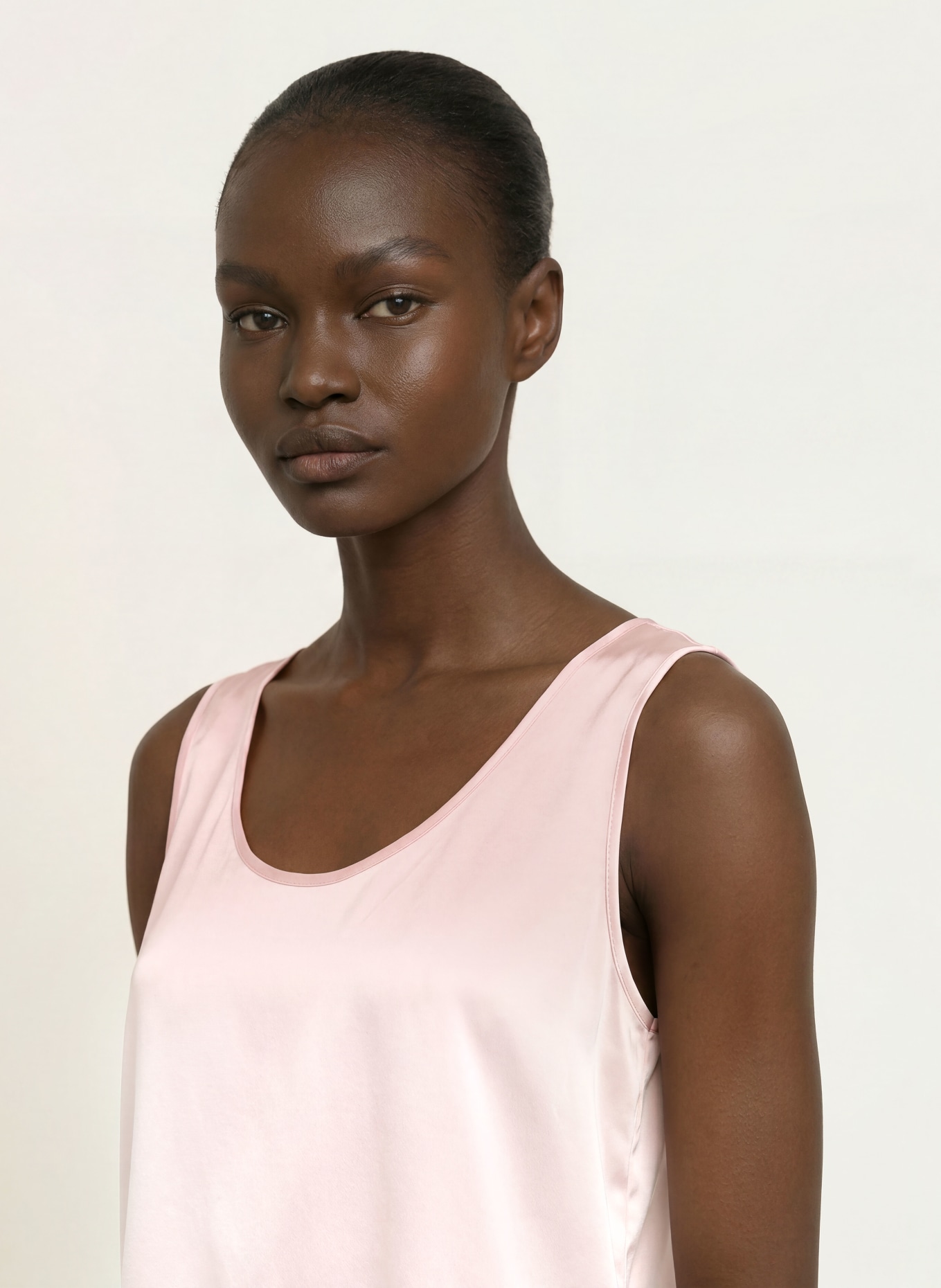 MARC CAIN Seidentop: 208 chalk pink