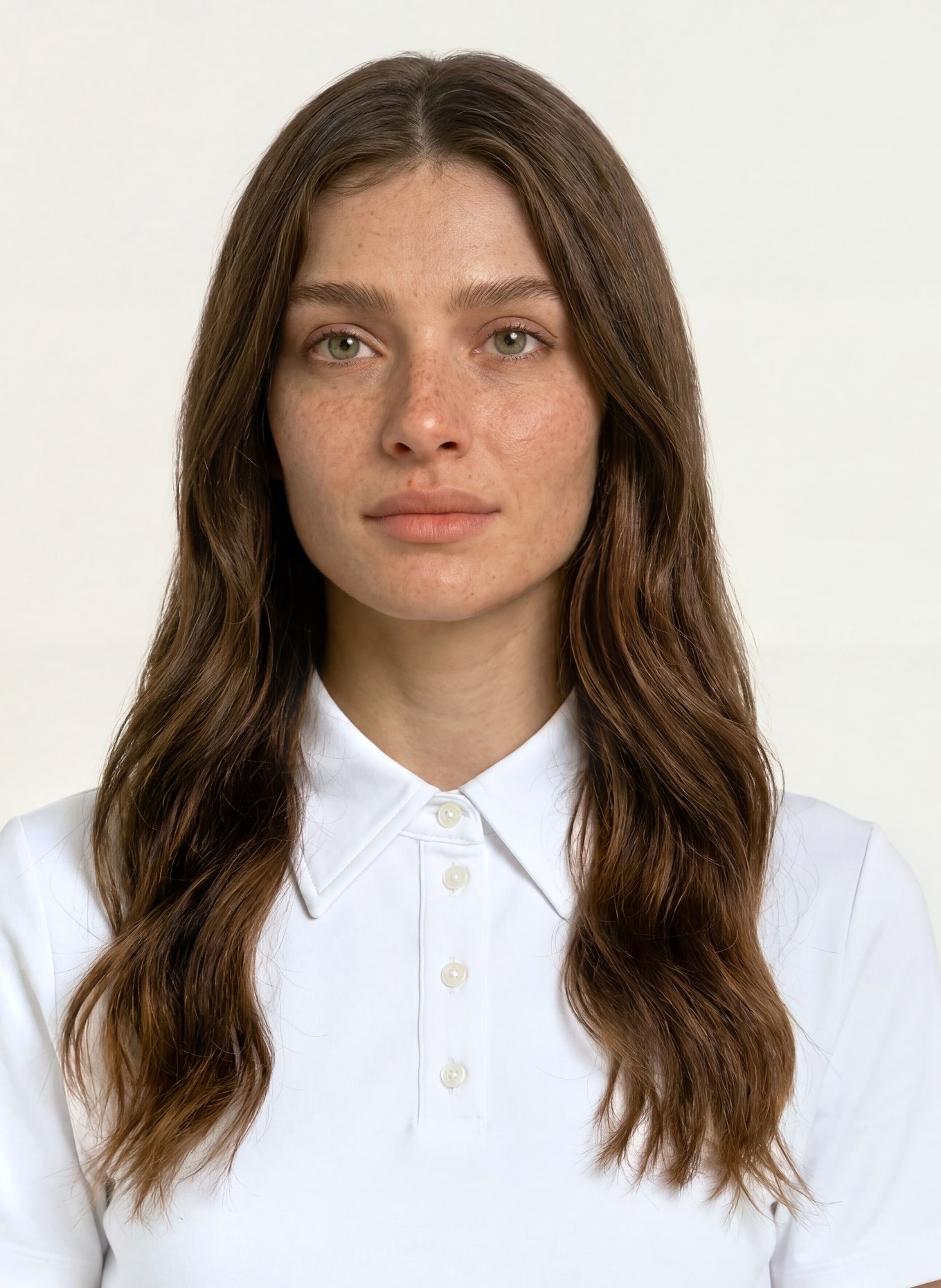 MARC CAIN Jerseyové polo tričko: 100 WHITE