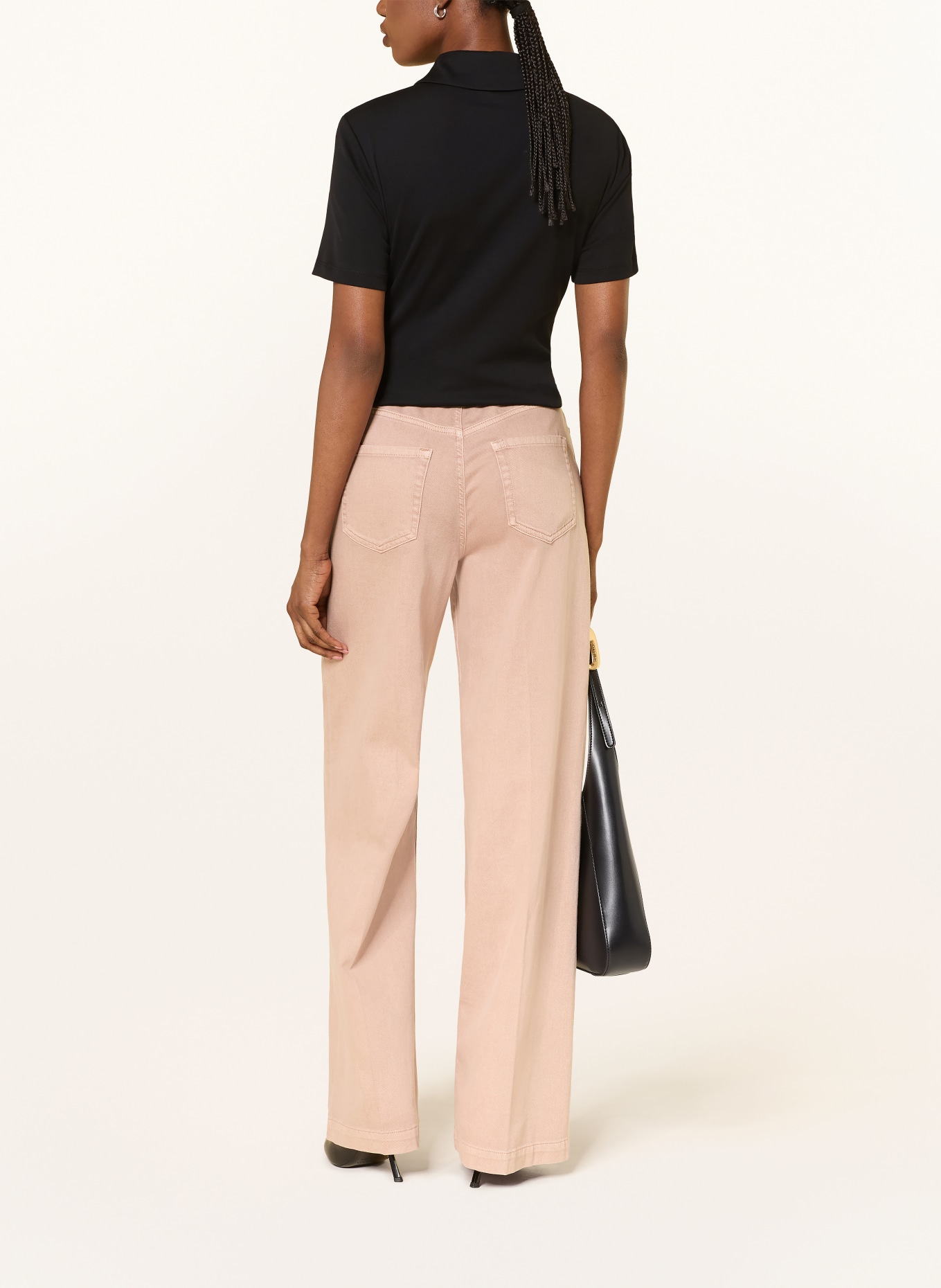 MARC CAIN Polo en jersey: 900 black new