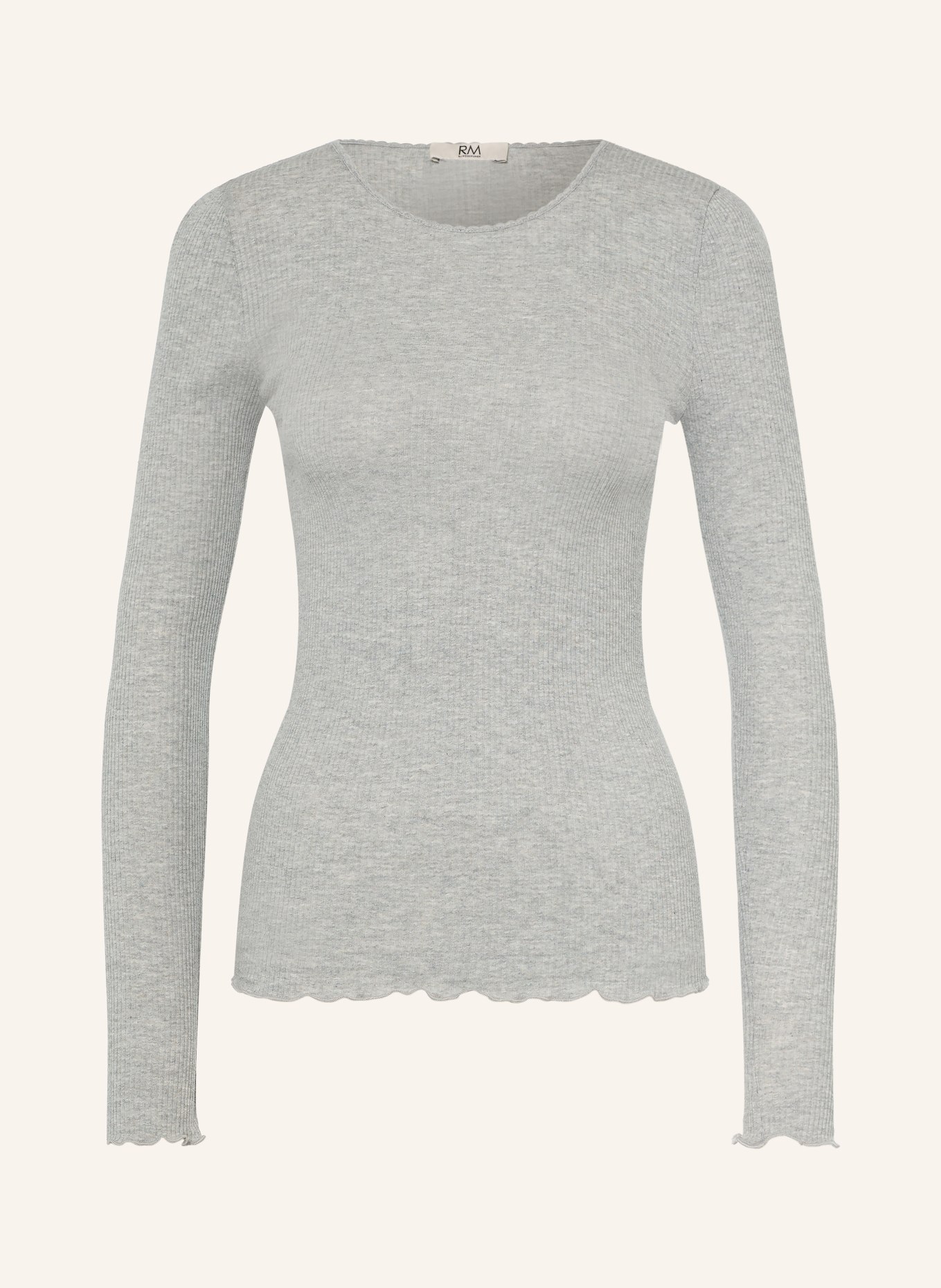 rosemunde Longsleeve: HELLGRAU