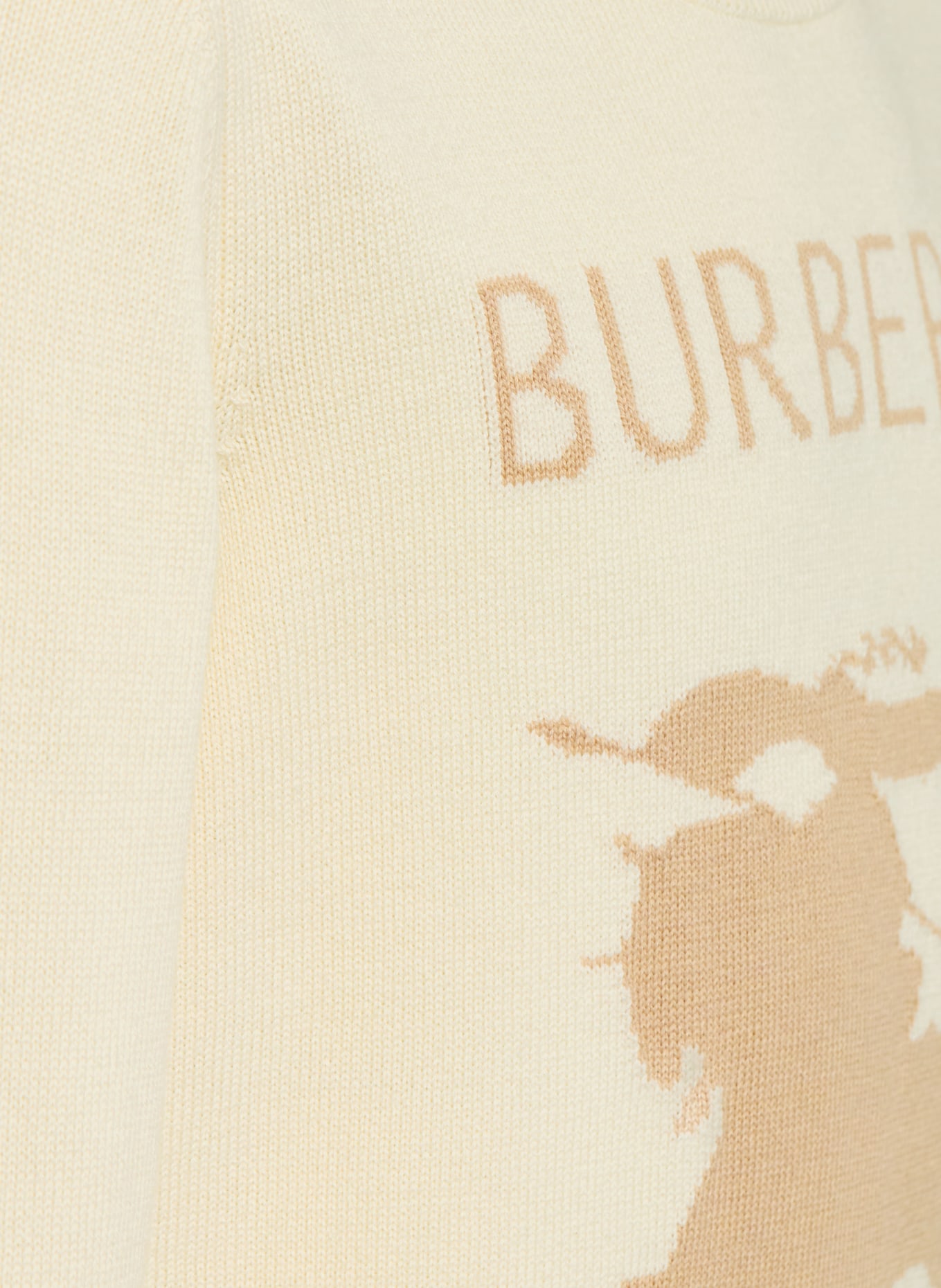 BURBERRY Pullover: ECRU / CAMEL