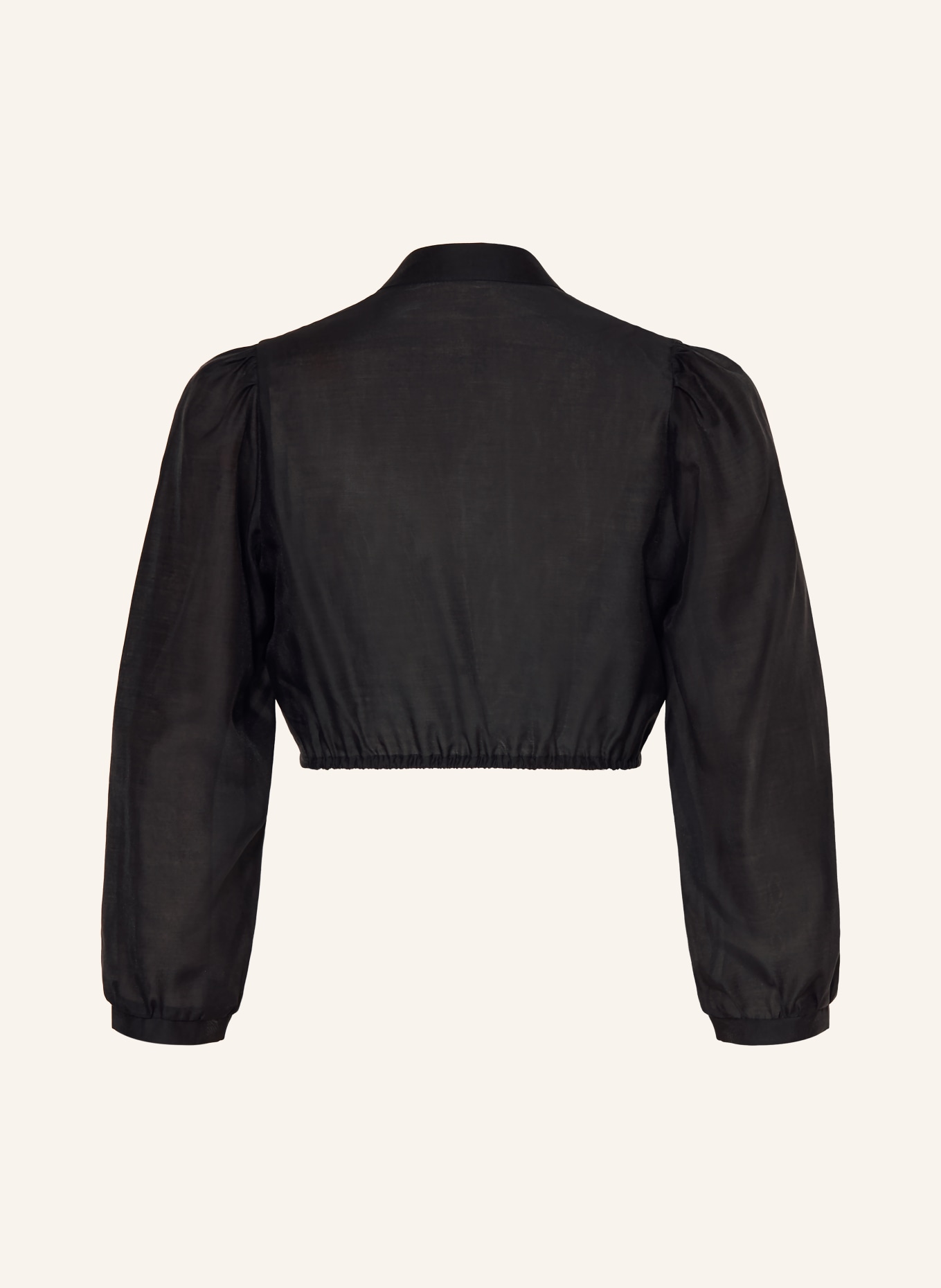 SPORTALM Dirndlbluse mit 3/4-Arm: SCHWARZ