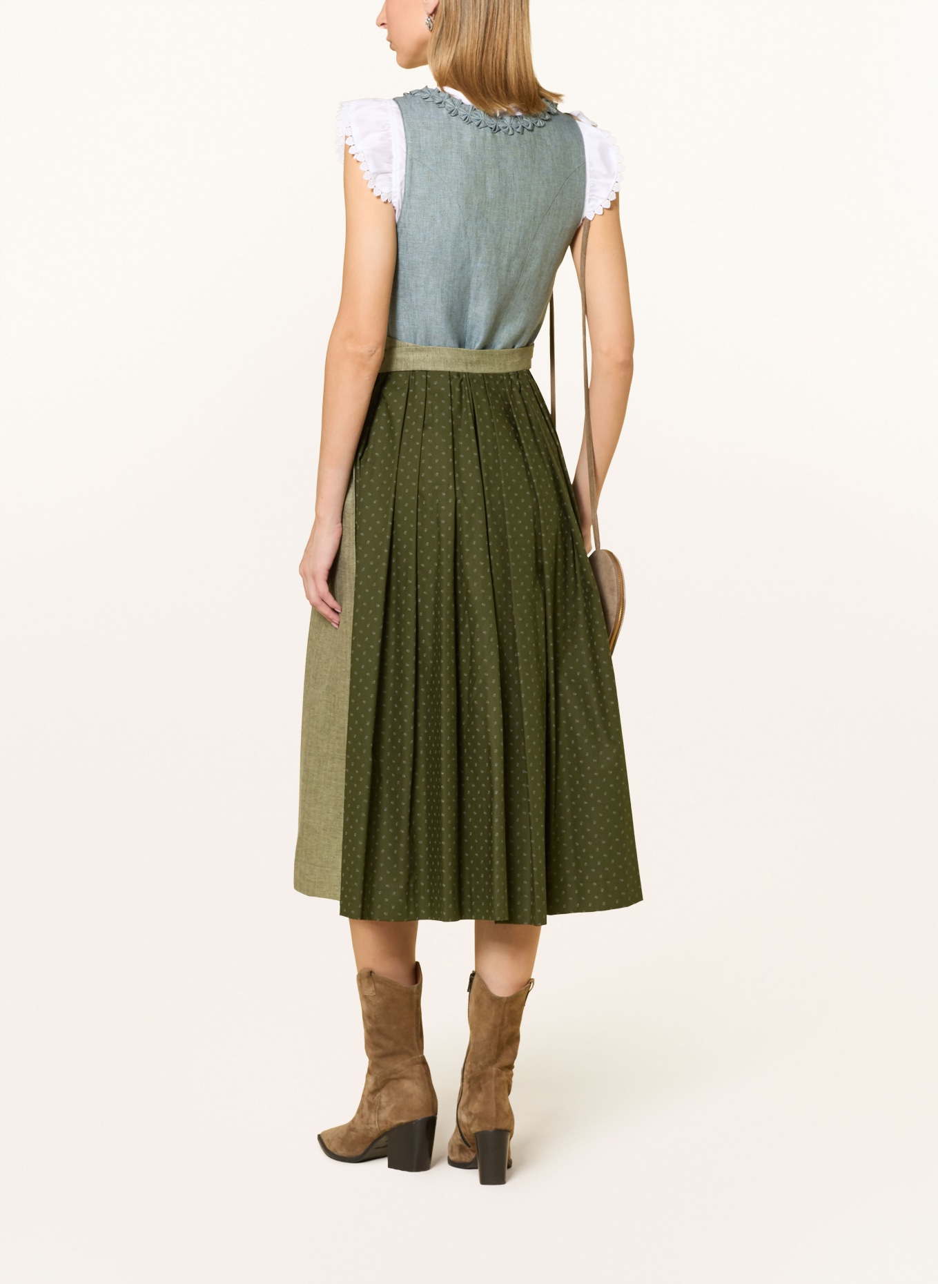 Johann & Johanna Dirndl mit Leinen: OLIV / MINT