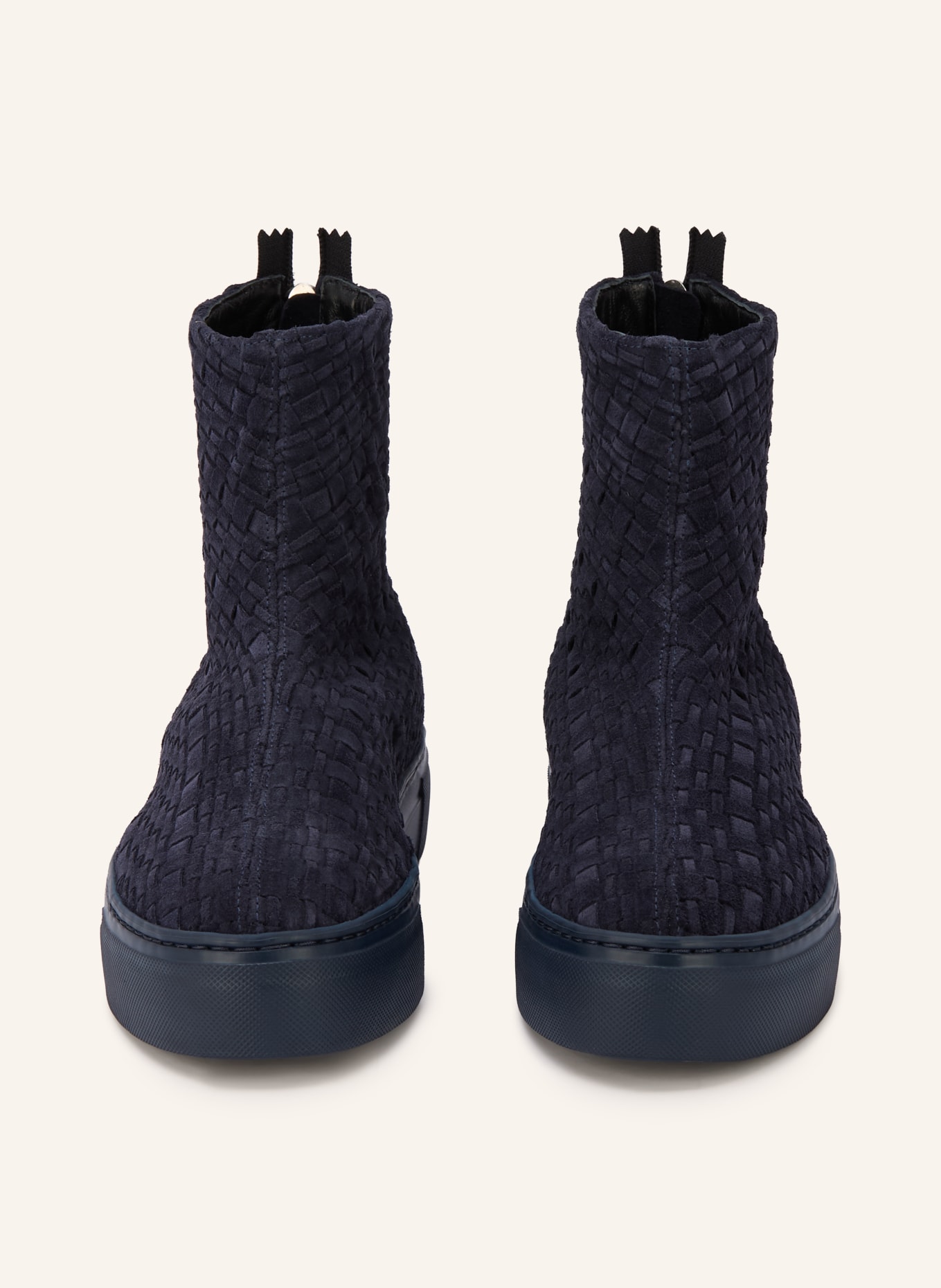 AGL Plateau-Boots MARIA WOVEN: DUNKELBLAU