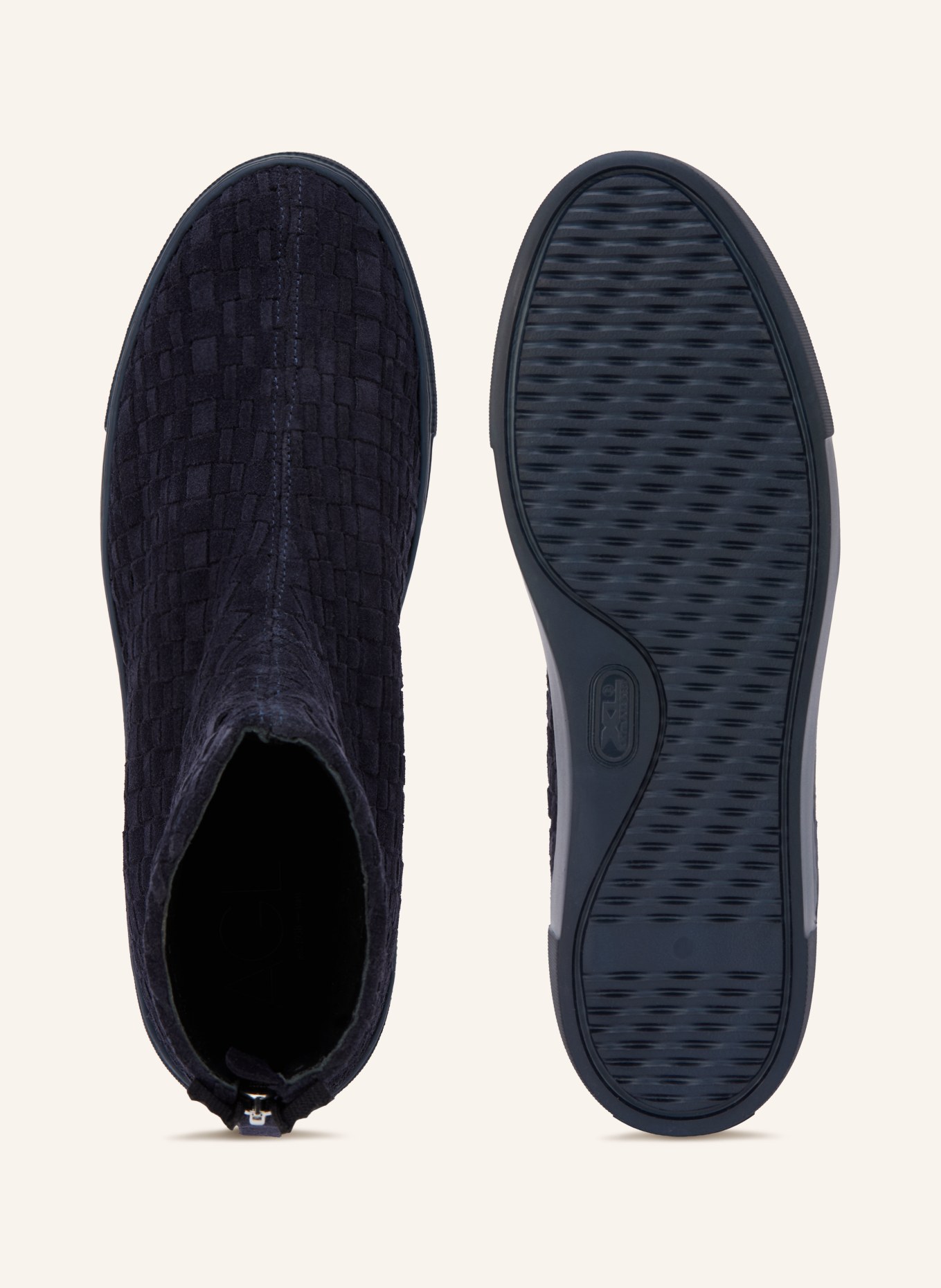AGL Plateau-Boots MARIA WOVEN: DUNKELBLAU