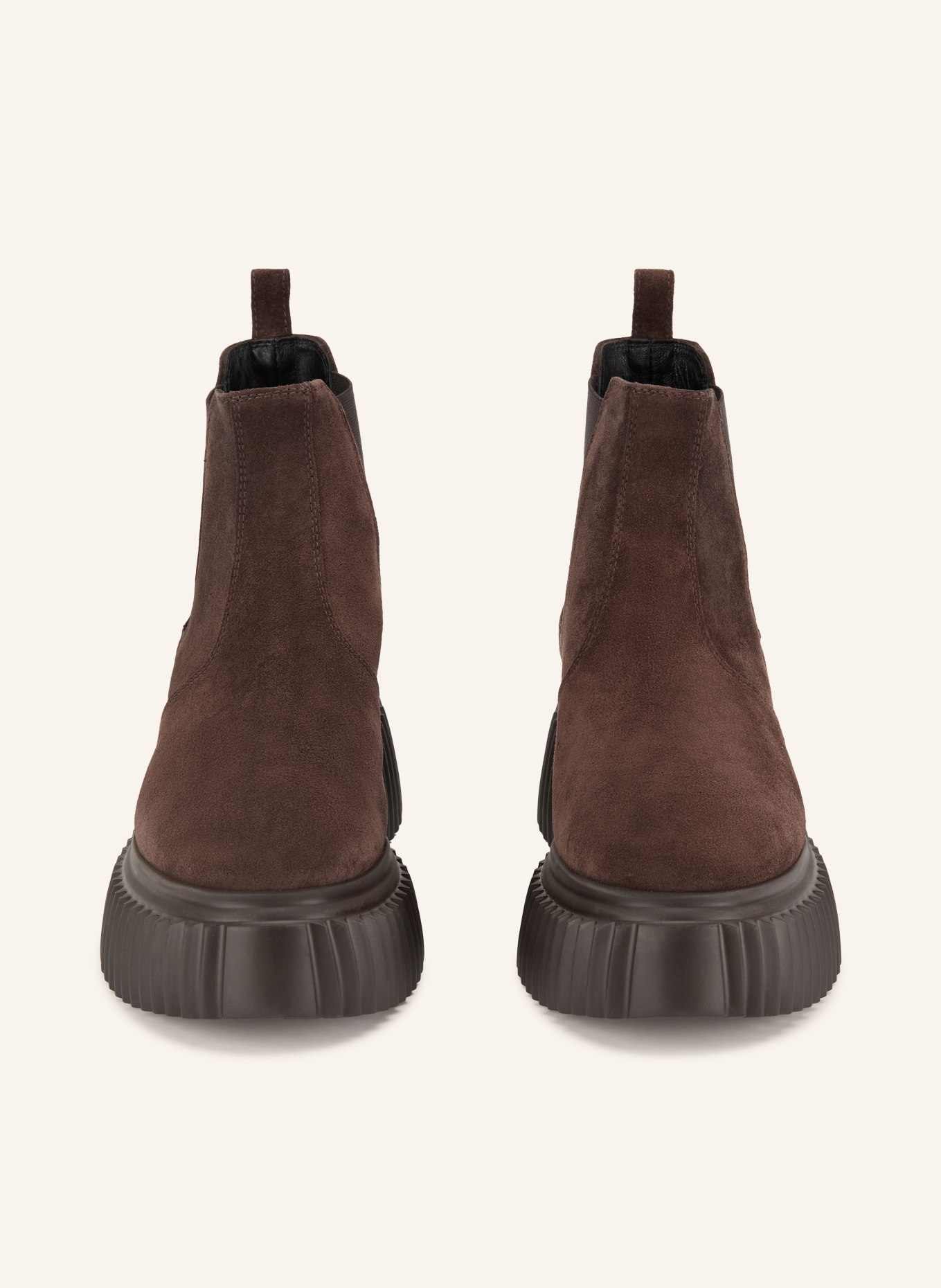 AGL Chelsea boots IGGY LOW: MARRON FONCÉ